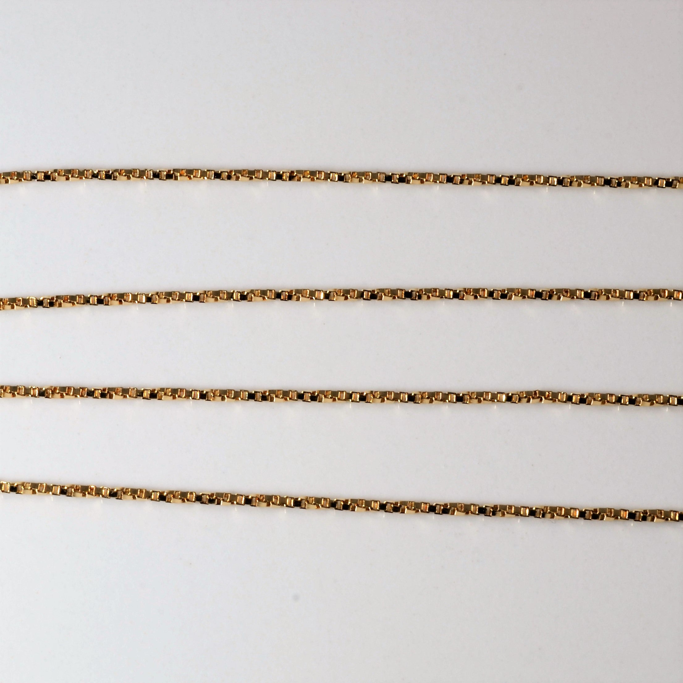 10k Yellow Gold Twisted Box Chain | 22" |