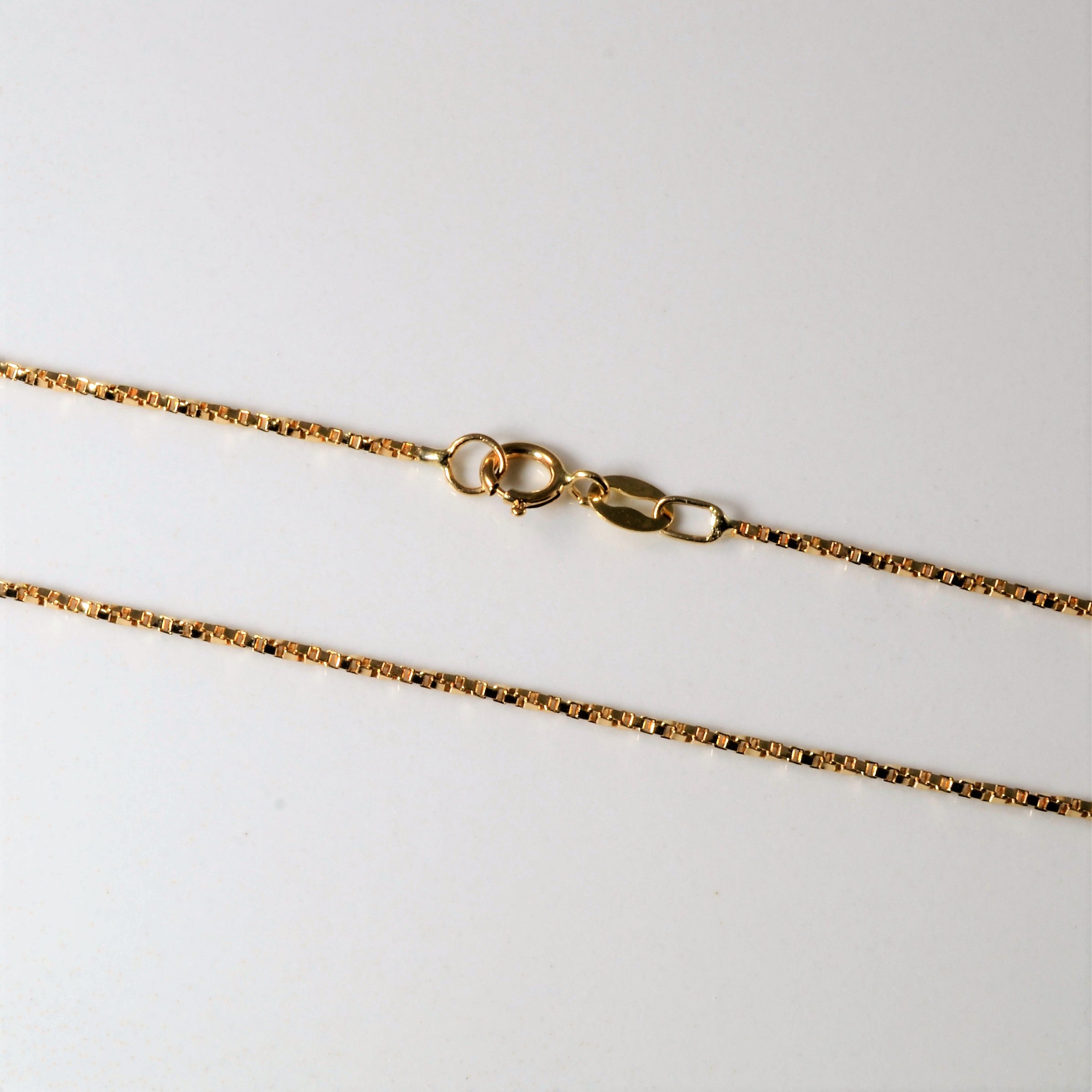 10k Yellow Gold Twisted Box Chain | 22" |