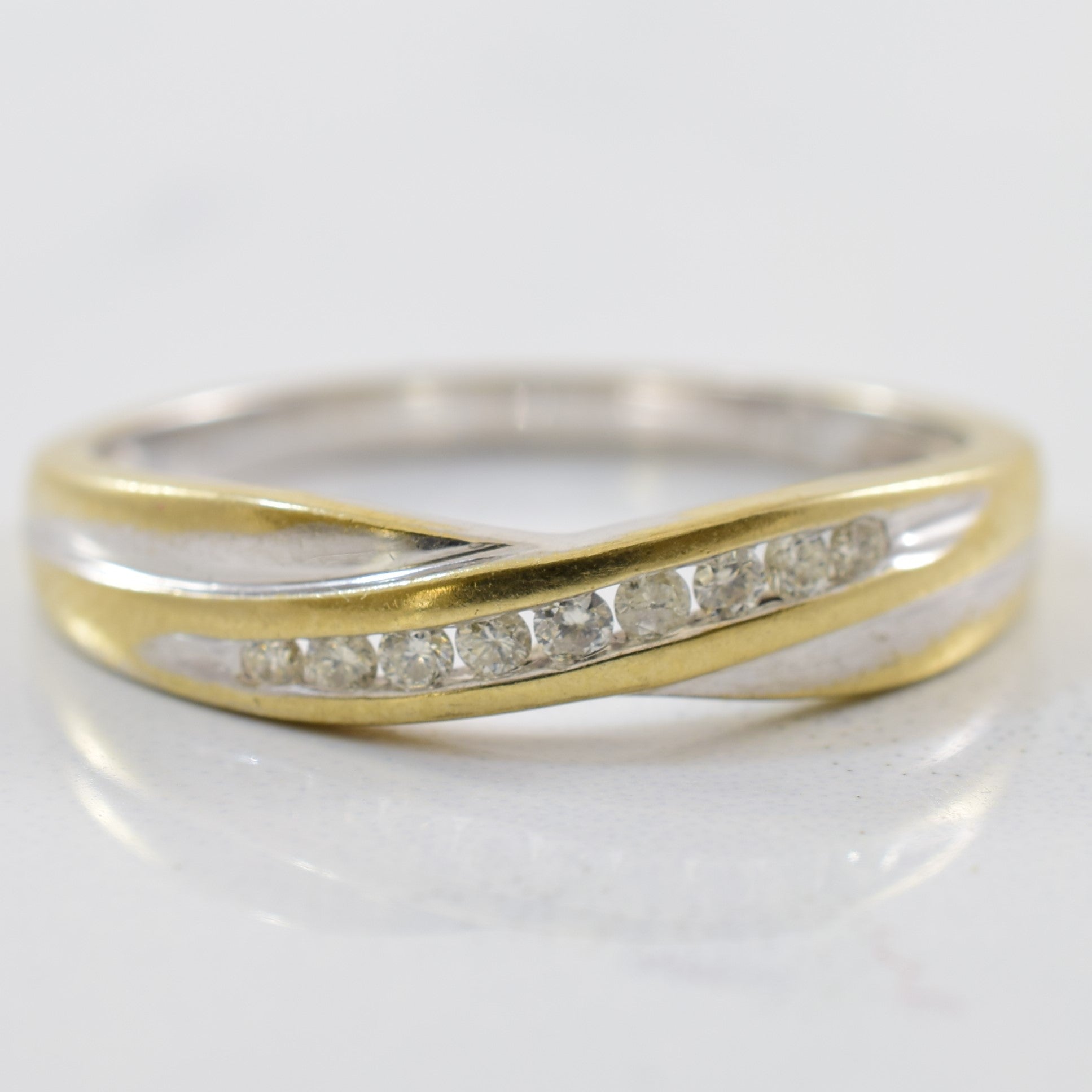 Channel Set Contour Ring | 0.10ctw | SZ 6.5 |