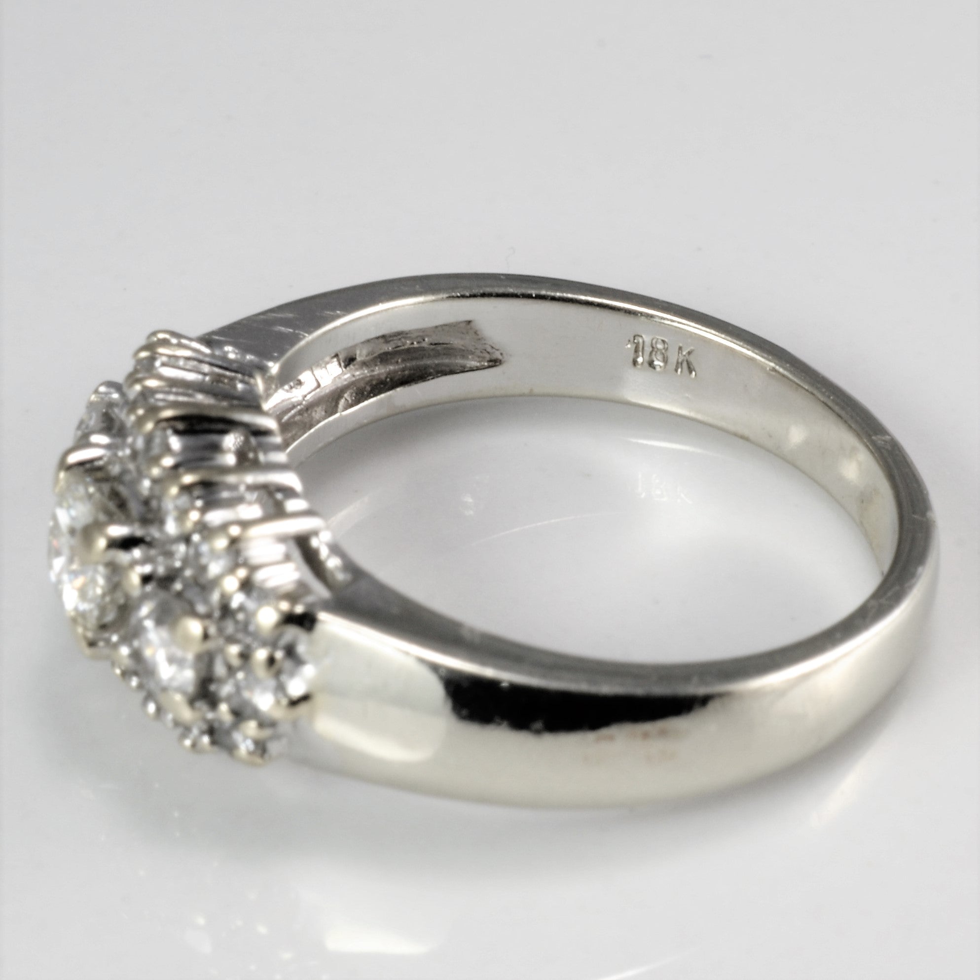 Cluster Diamond  Ring | 0.69 ctw, SZ 5.5 |