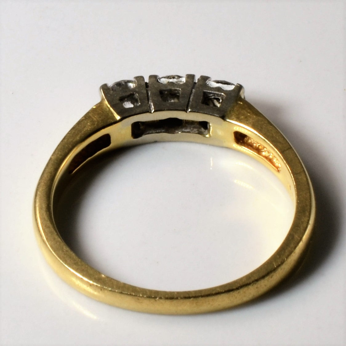 Three Stone Diamond Ring | 0.43ctw | SZ 6.75 |