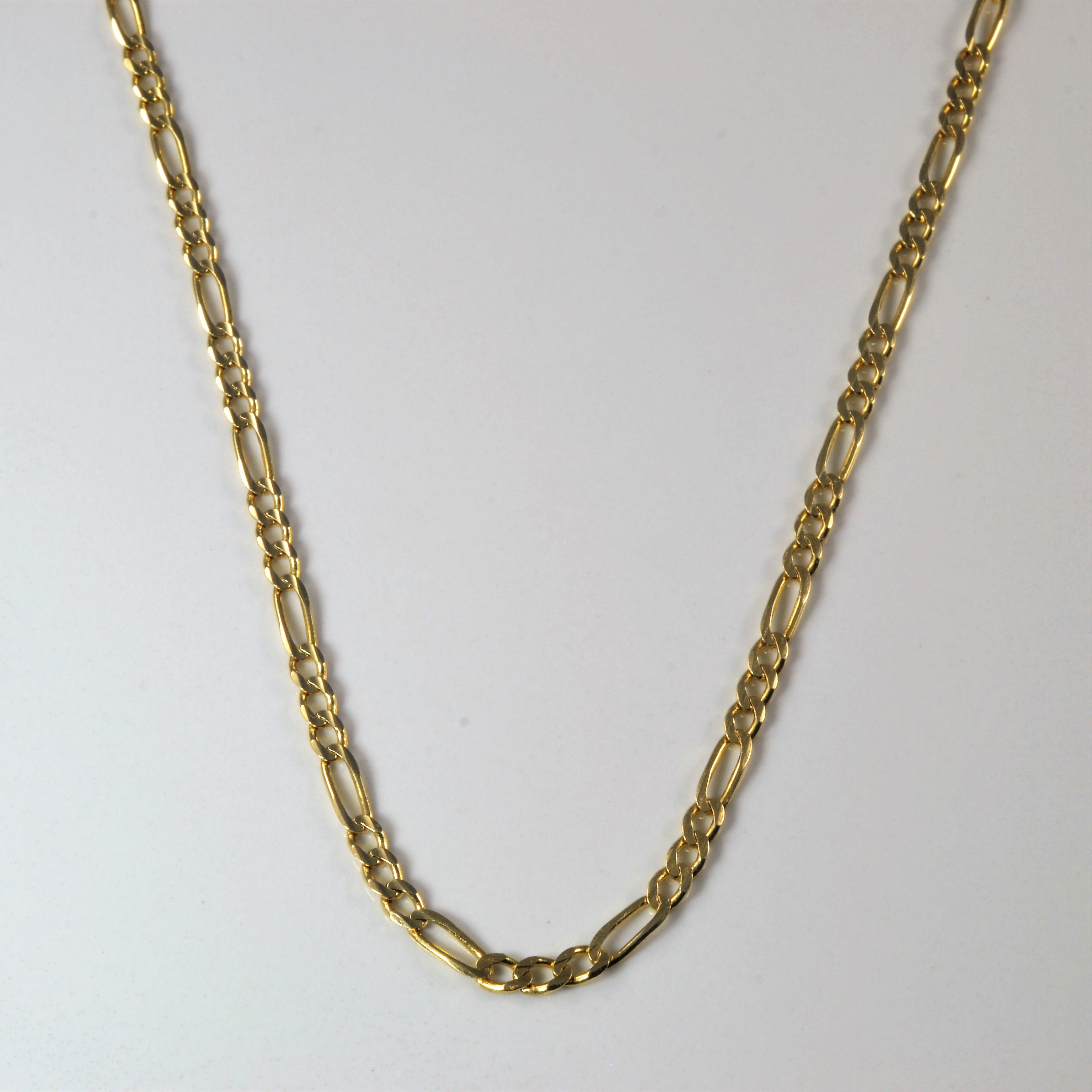 14k Yellow Gold Figaro Chain | 18" |