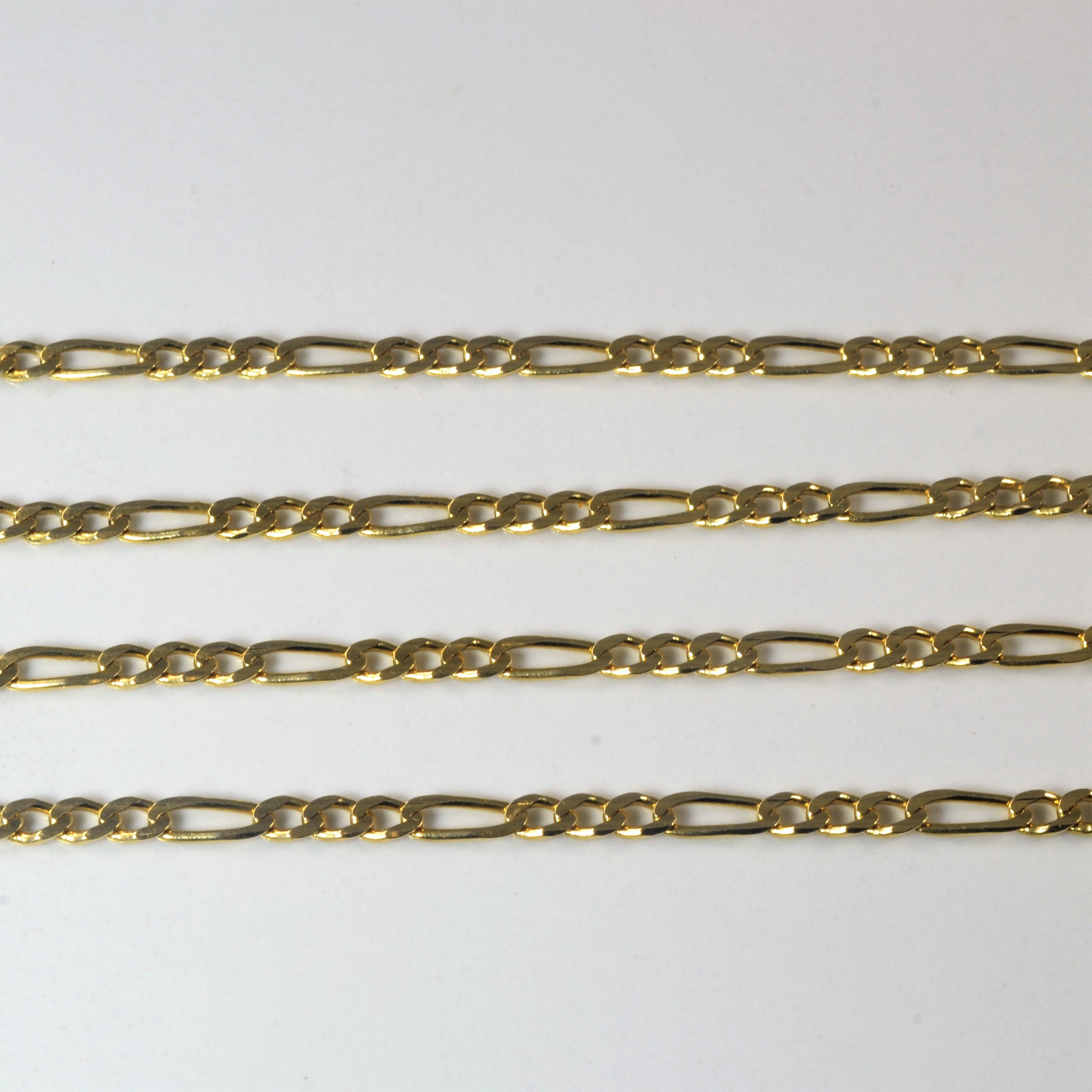 14k Yellow Gold Figaro Chain | 18" |