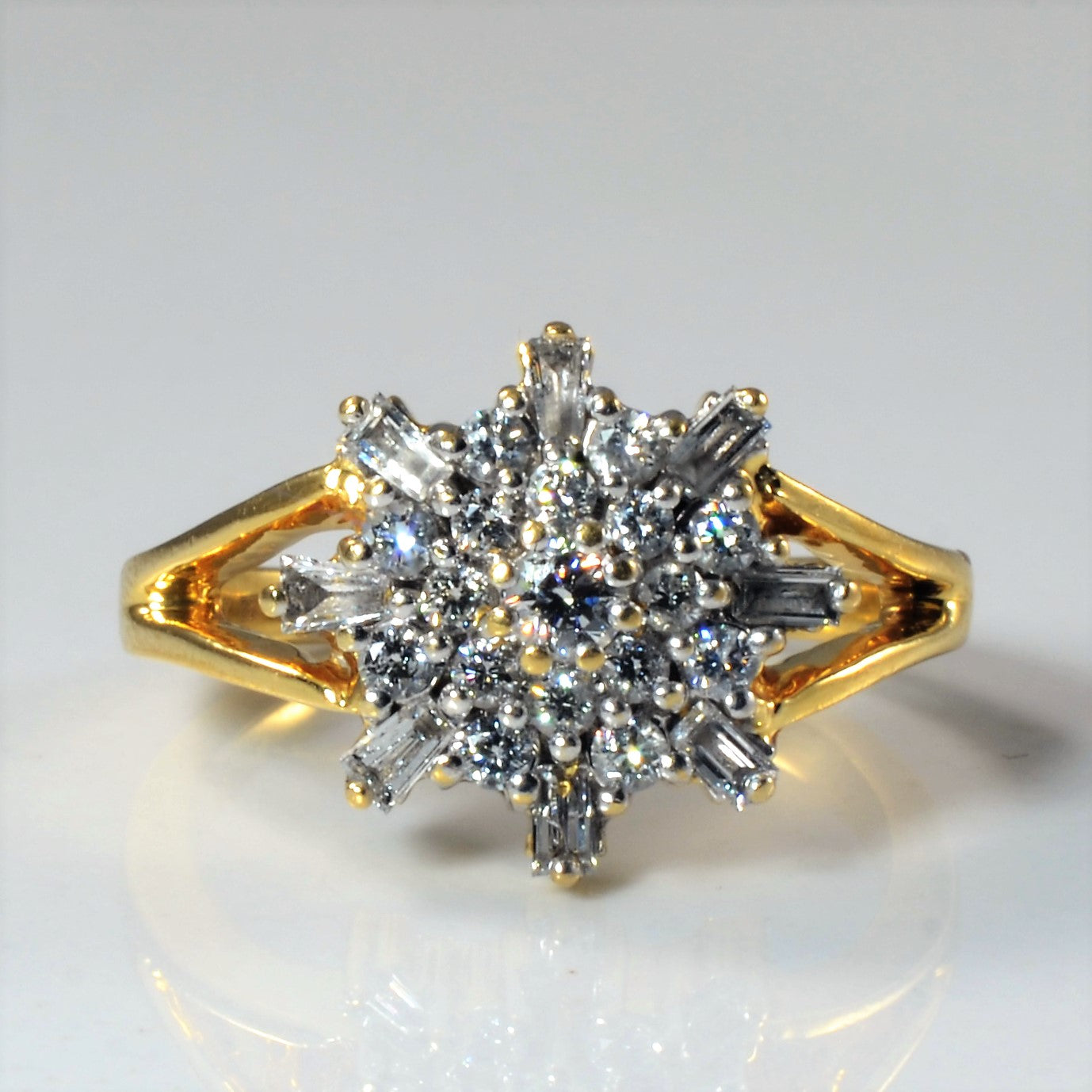 Diamond Burst Cluster Ring | 0.52ctw | SZ 5.75 |