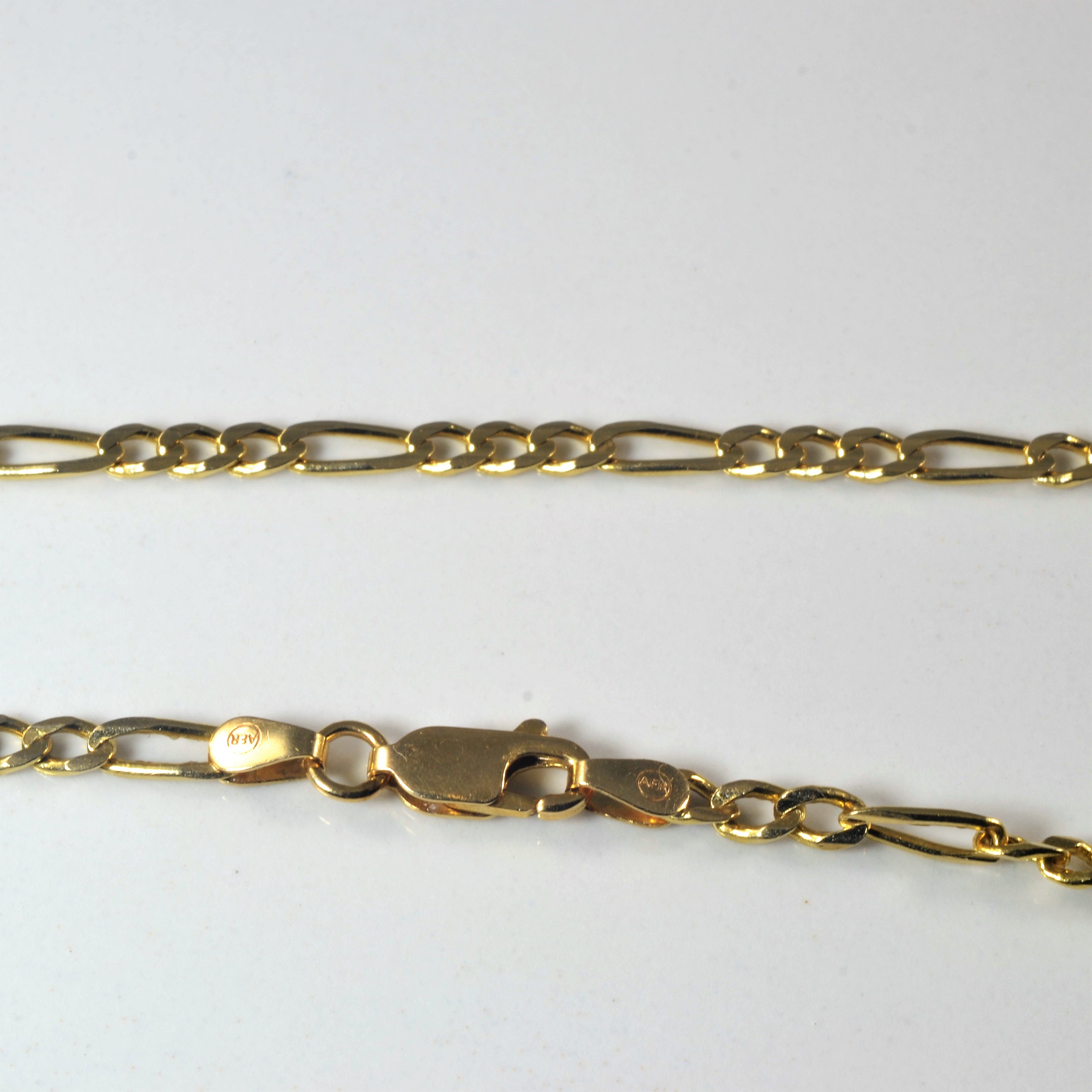 14k Yellow Gold Figaro Chain | 18" |