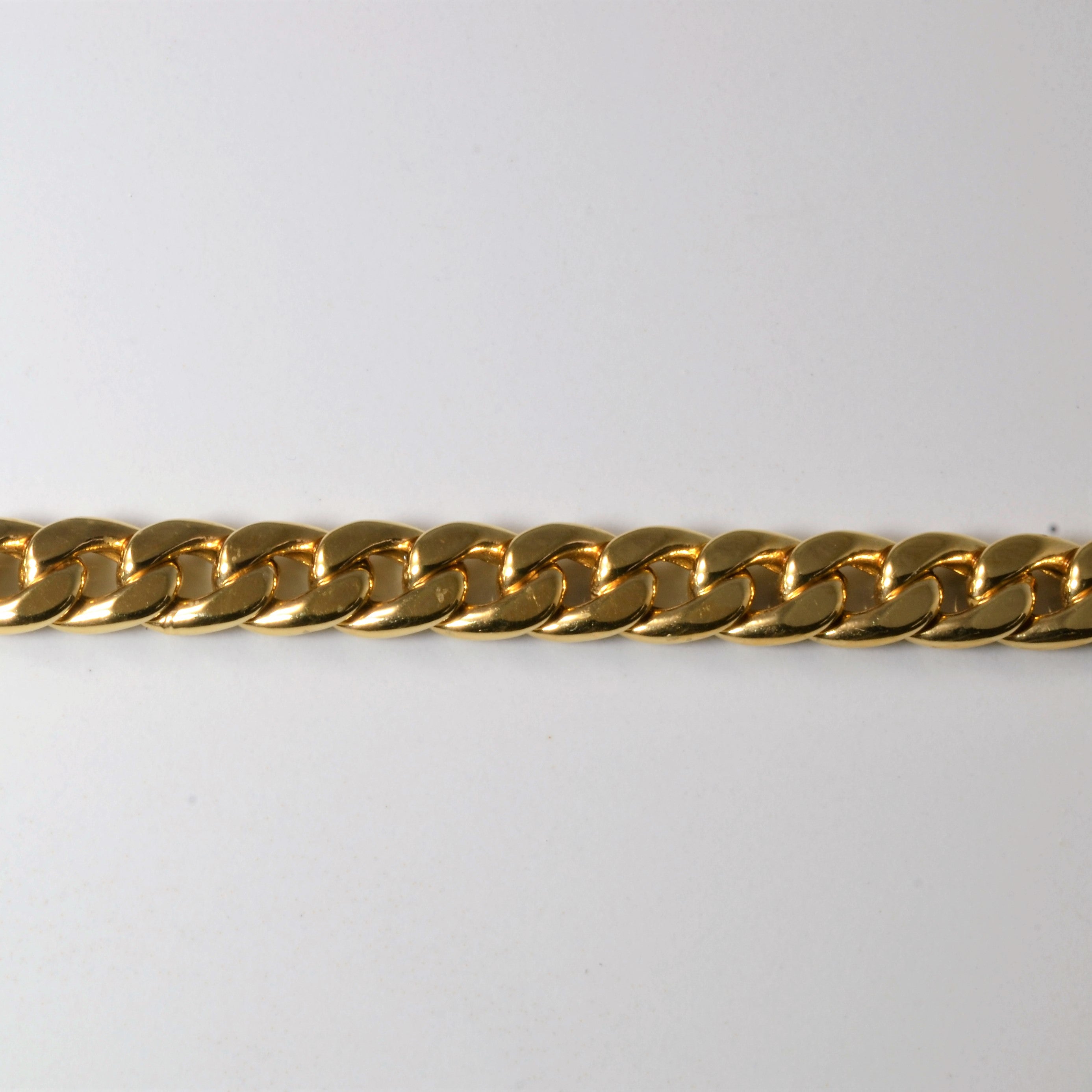 14k Yellow Gold Curb Chain Bracelet | 8.5" |