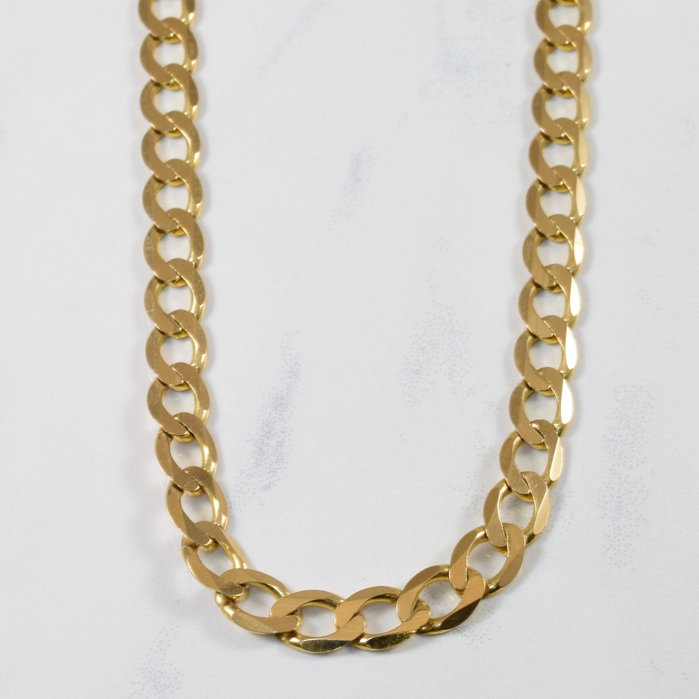 9k Yellow Gold Cuban Chain | 20.5" |