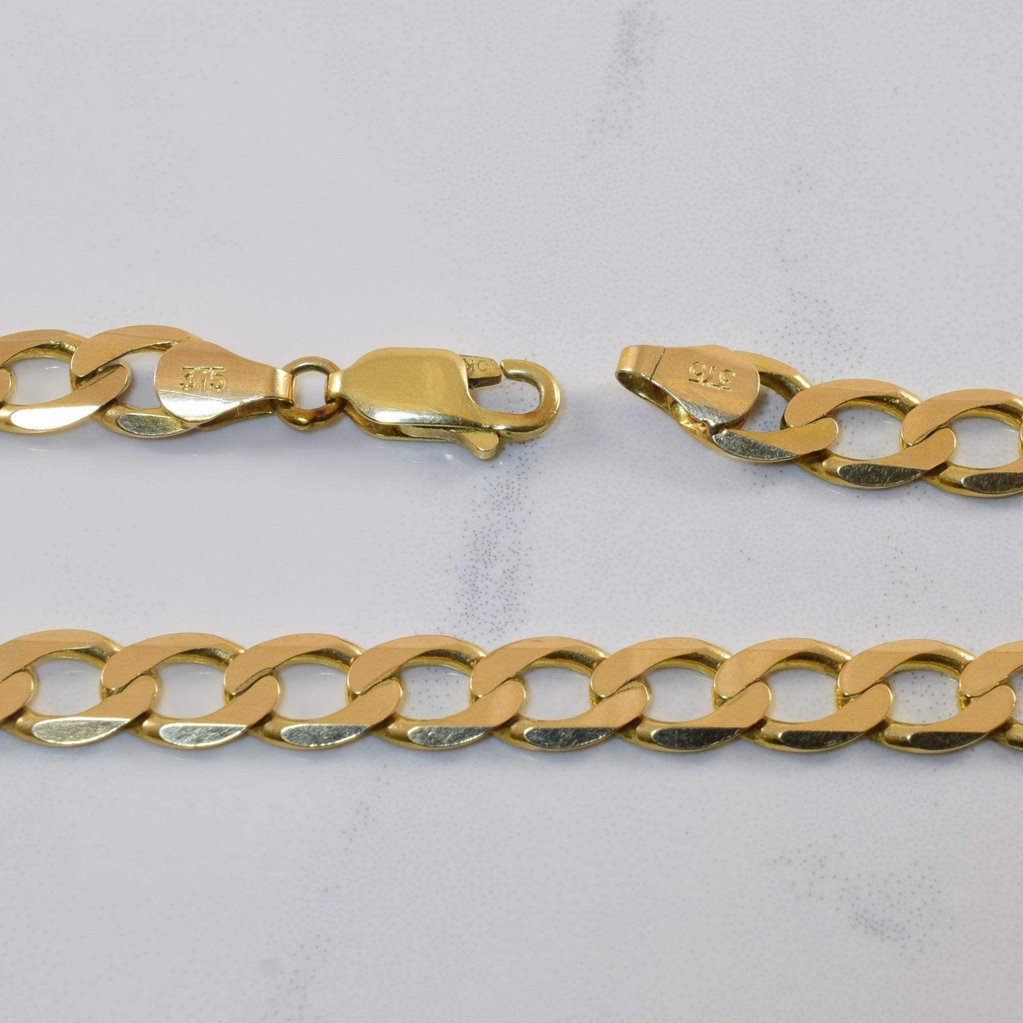 9k Yellow Gold Cuban Chain | 20.5" |