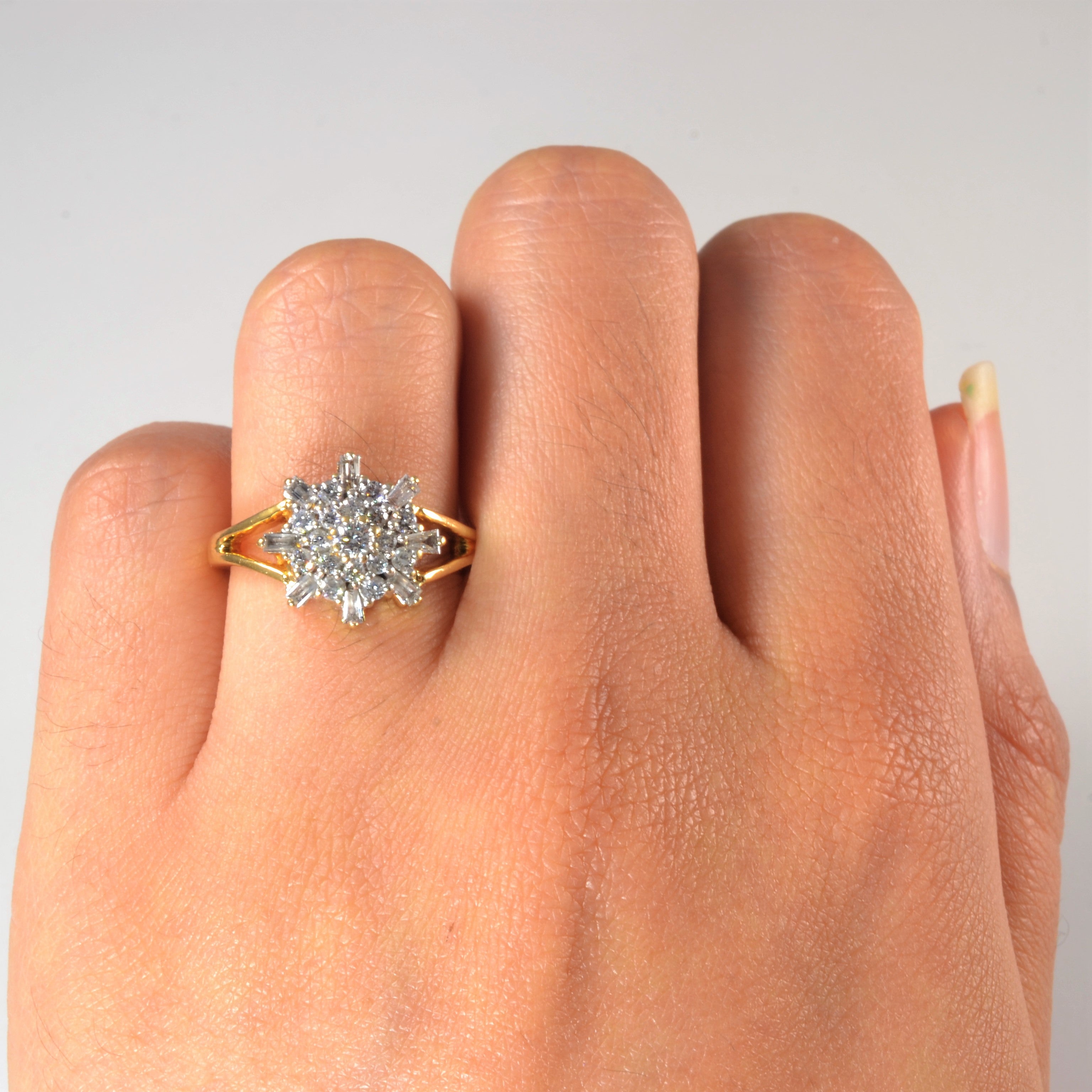 Diamond Burst Cluster Ring | 0.52ctw | SZ 5.75 |
