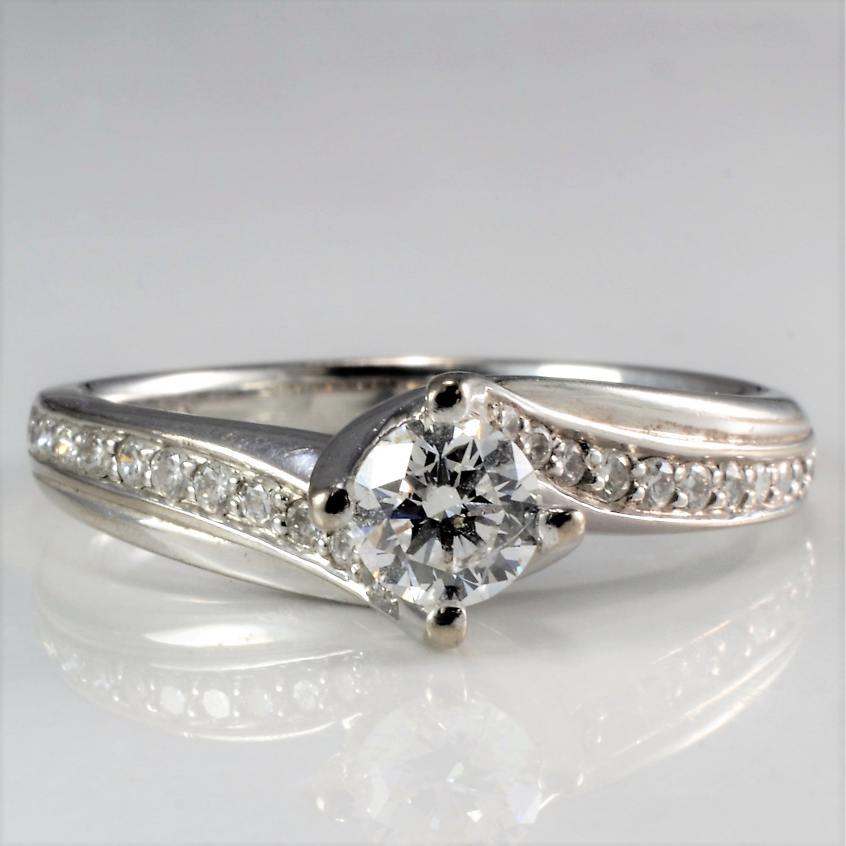 Bypass Diamond Engagement Ring | 0.55 ctw, SZ 6.75 |