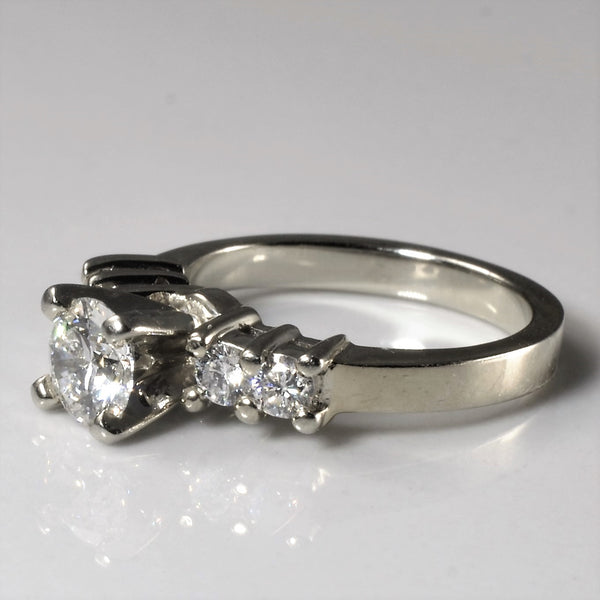 High Set Five Stone Diamond Ring | 0.57ctw | SZ 2.25 |