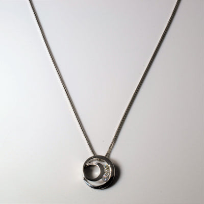 Diamond Swirl Necklace | 0.33ctw | 20