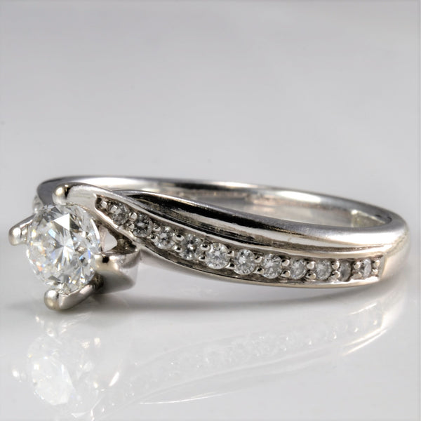 Bypass Diamond Engagement Ring | 0.55 ctw, SZ 6.75 |