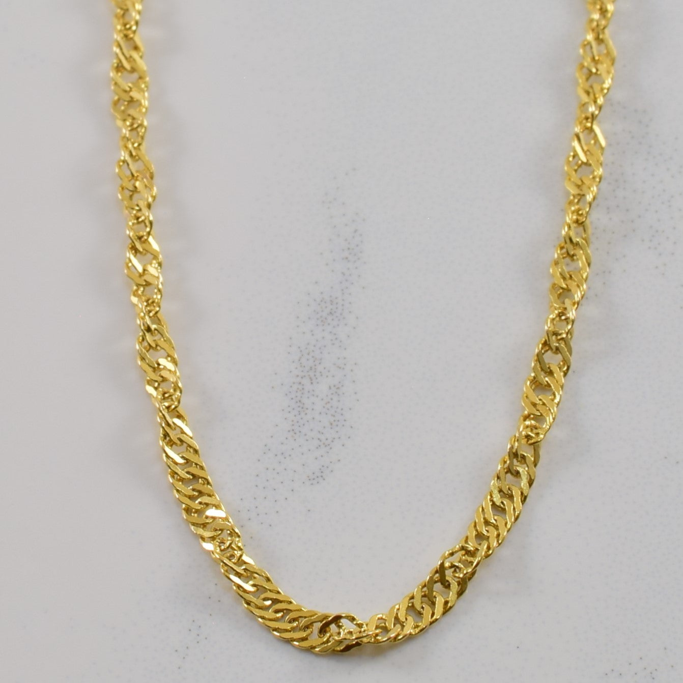 14k Yellow Gold Singapore Chain | 20" |