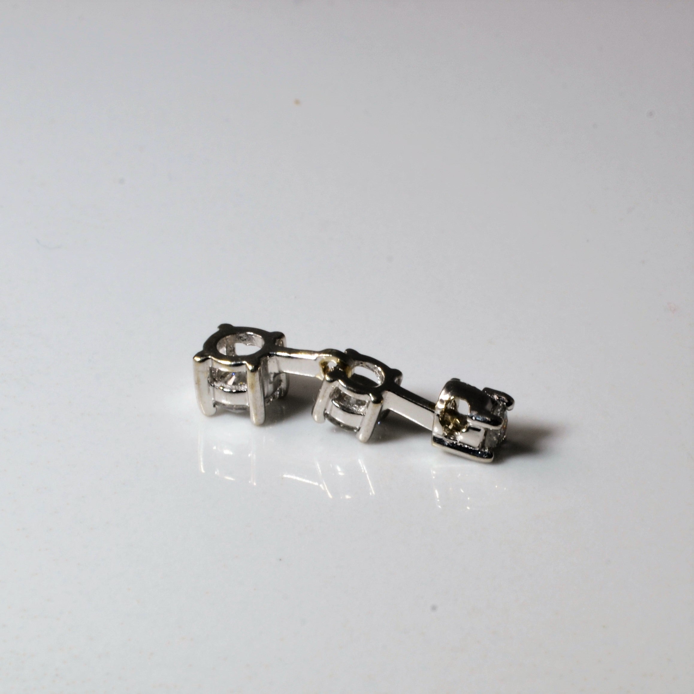 Three Stone Diamond Pendant | 0.45ctw |