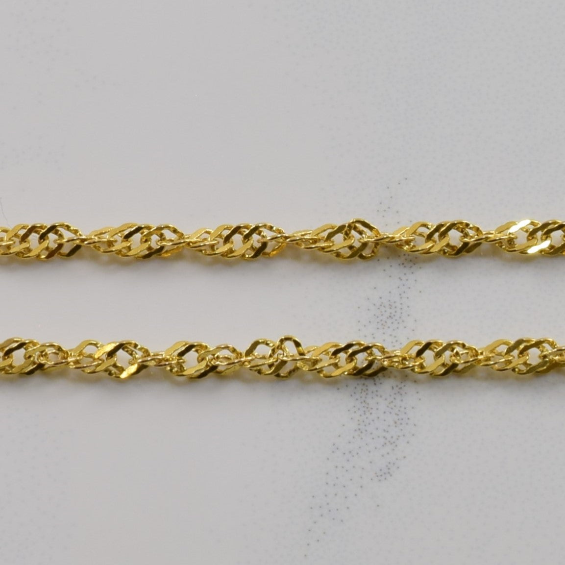 14k Yellow Gold Singapore Chain | 20" |