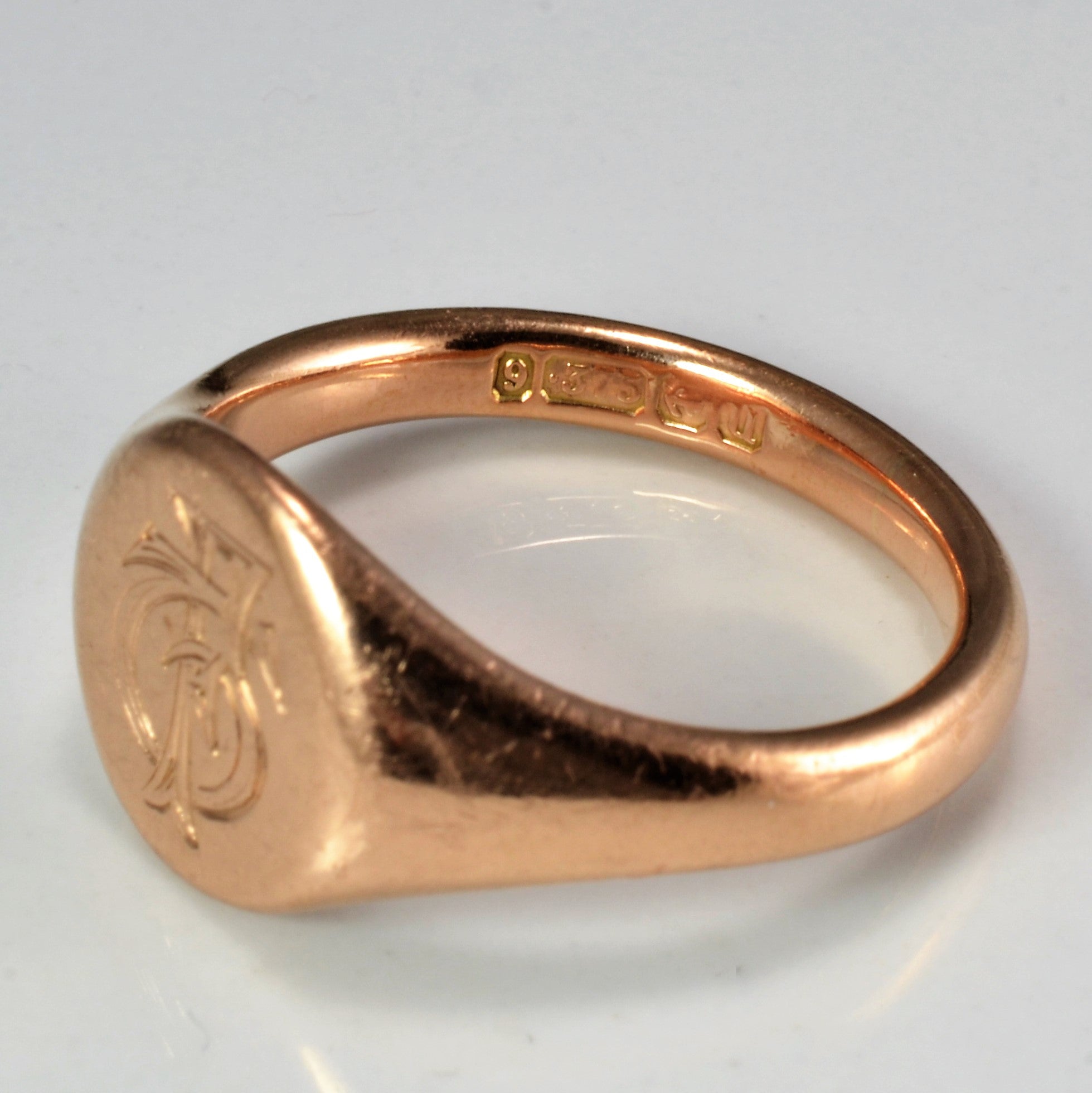 1894 Birmingham Hallmarked Signet Ring | SZ 10 |