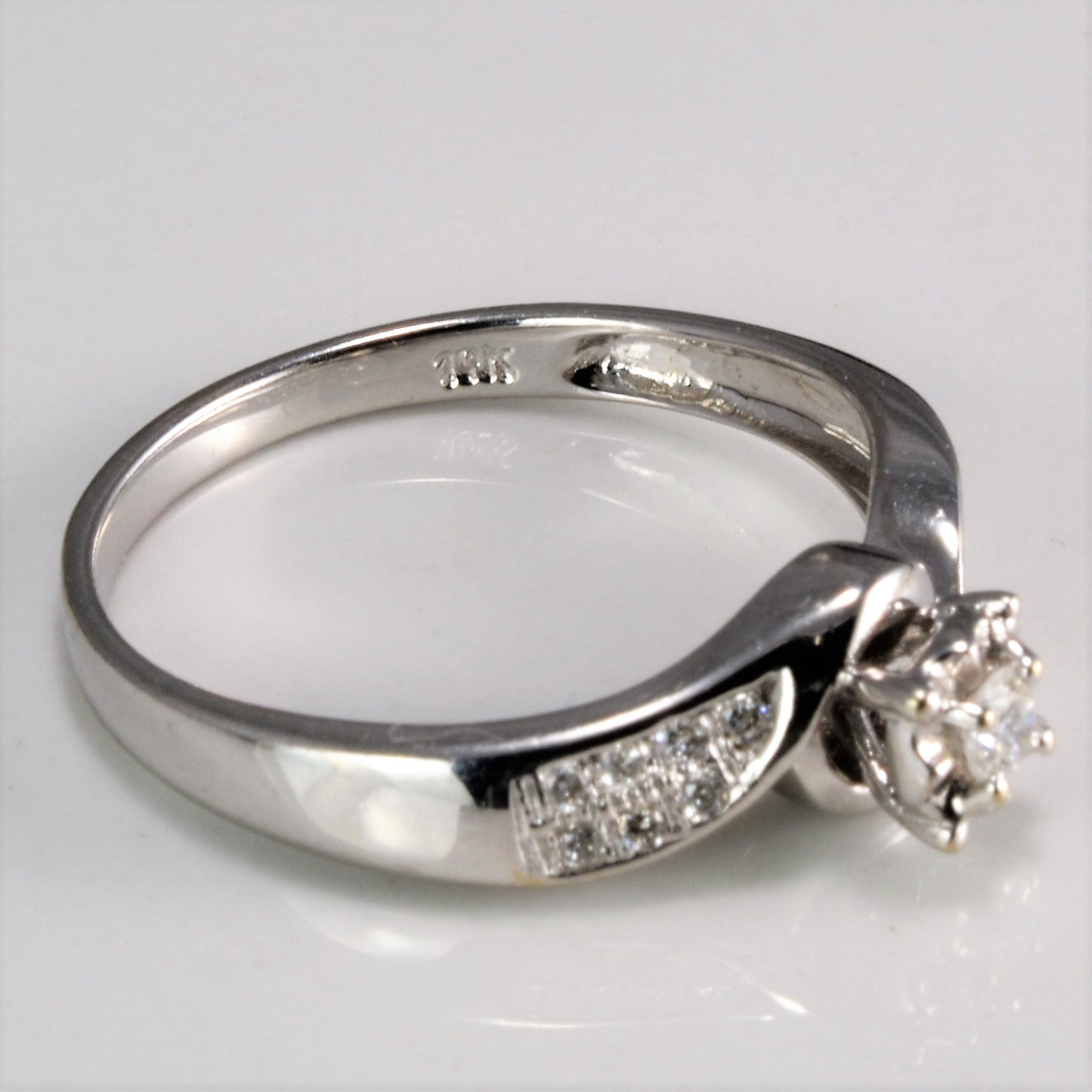 Bypass Diamond Promise Ring | 0.10 ctw, SZ 6.5 |