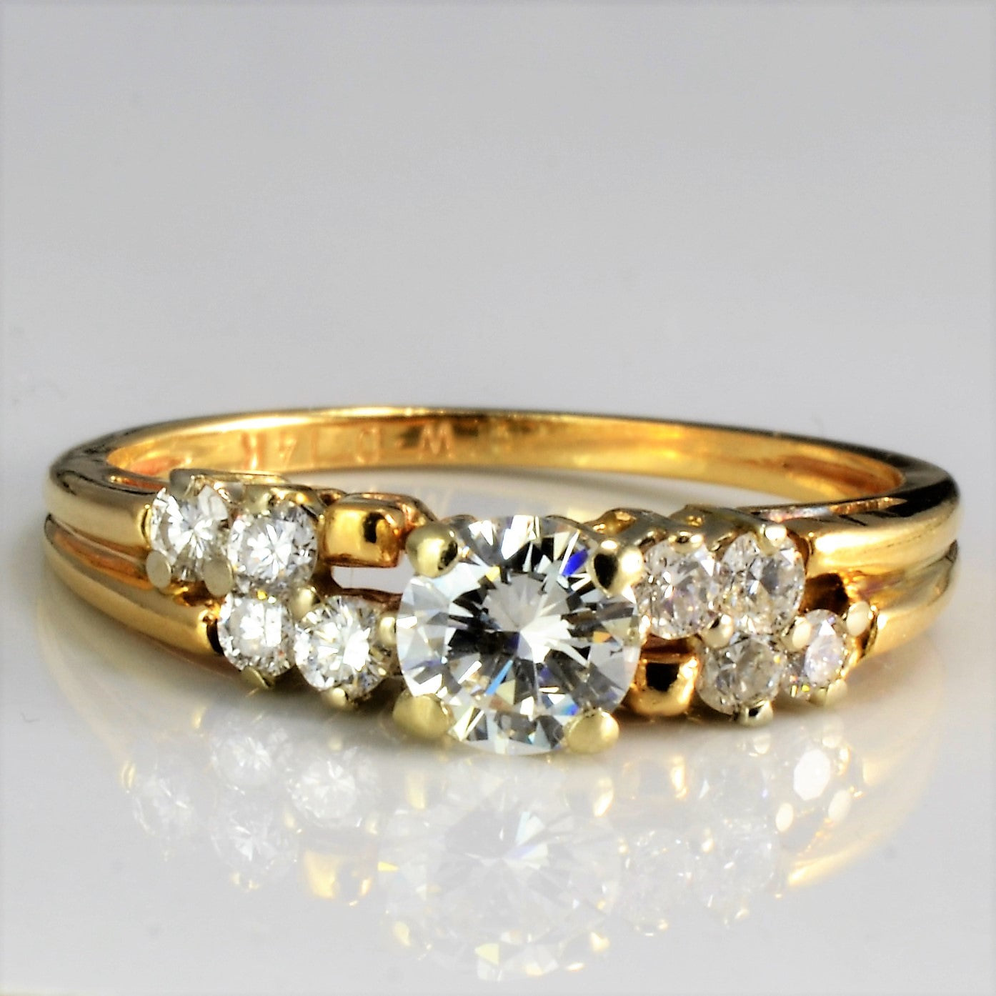 Prong Set Diamond Engagement Ring | 0.50 ctw, SZ 5 |