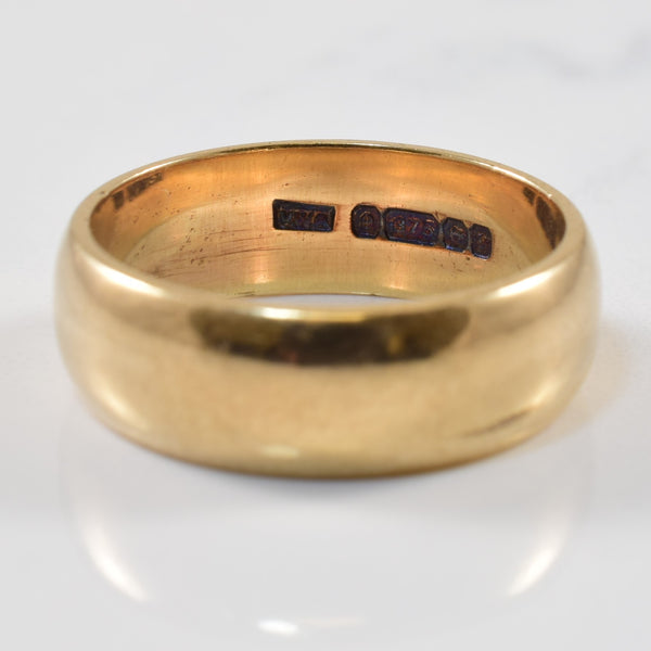 1970s Yellow Gold Band | SZ 6.5 |