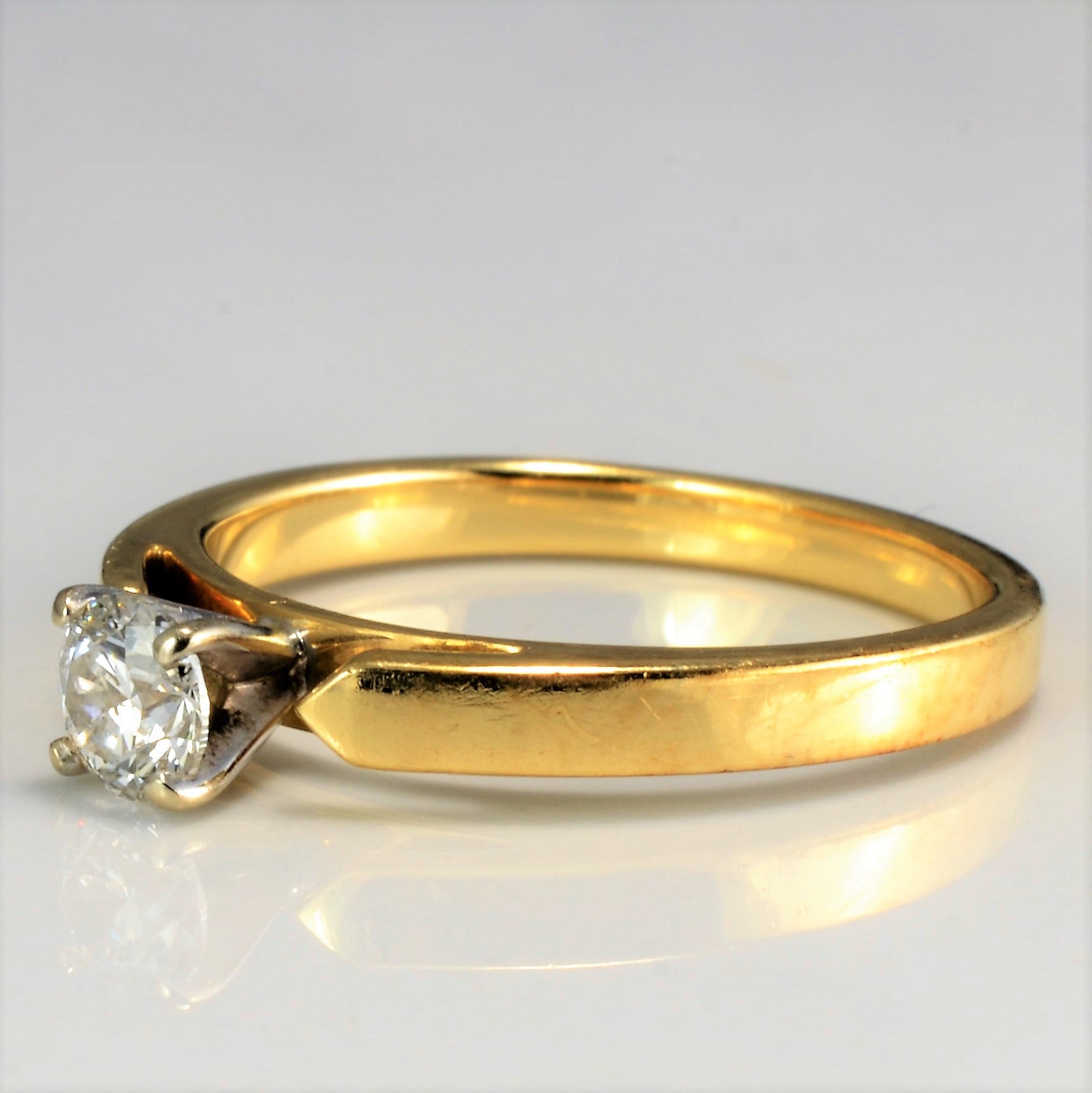 Solitaire Diamond Ring | 0.32 ct, SZ 7 |