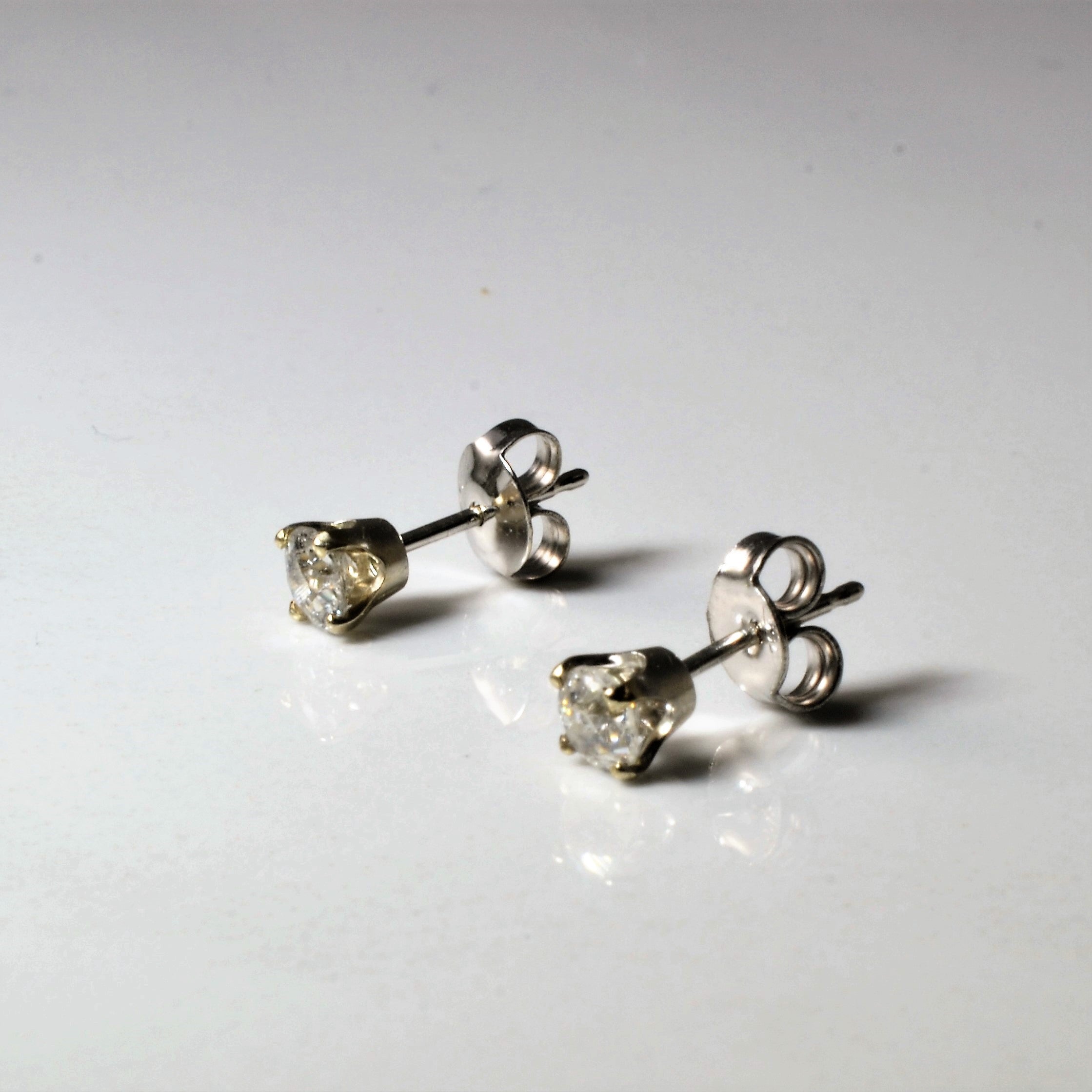 Old Mine Cut Diamond Stud Earrings | 0.46ctw |