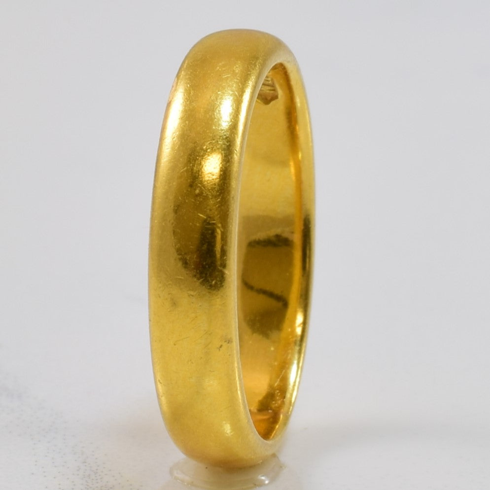 1950s Yellow Gold Band | SZ 5 |
