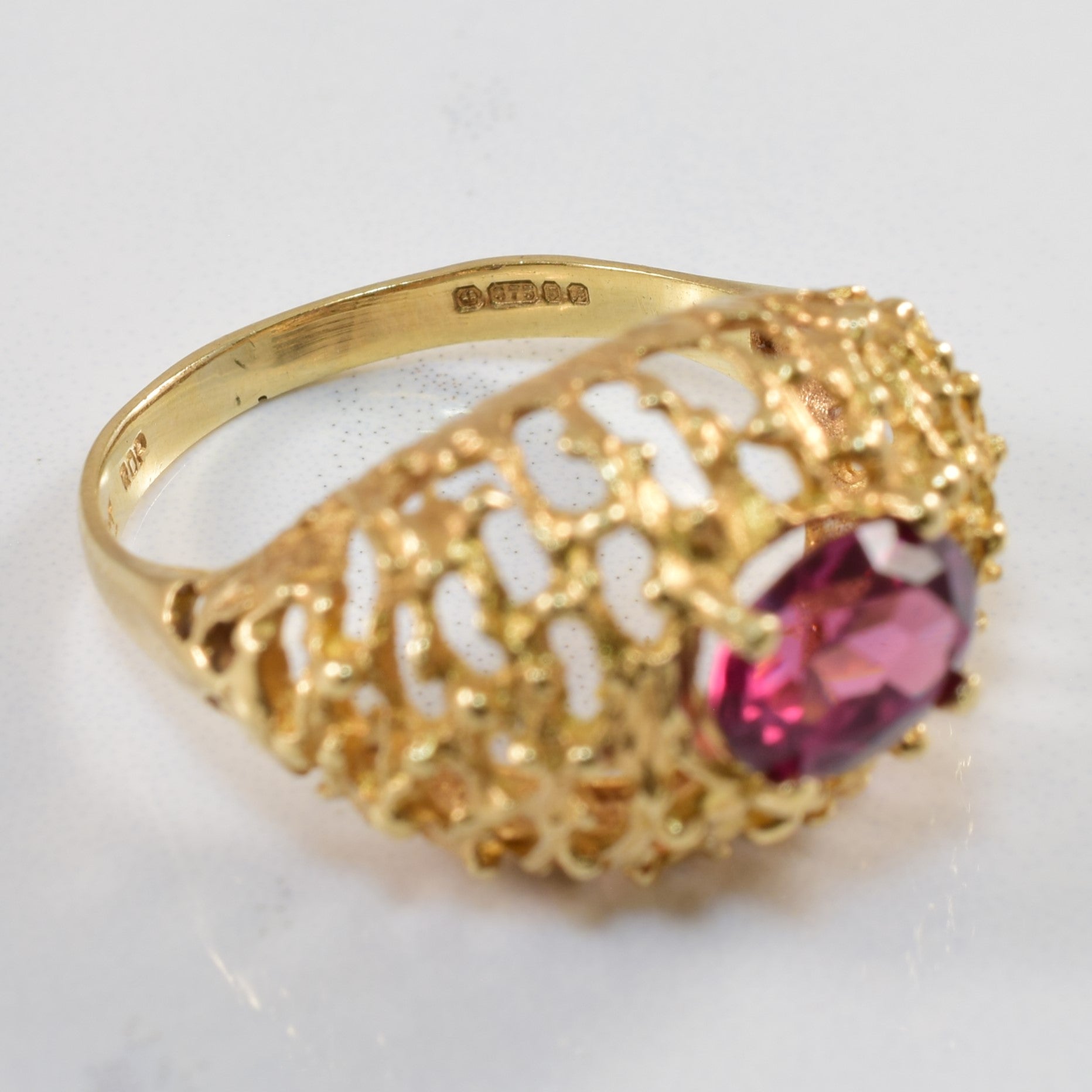 Open Work Garnet Ring | 1.50ct | SZ 6.5 |