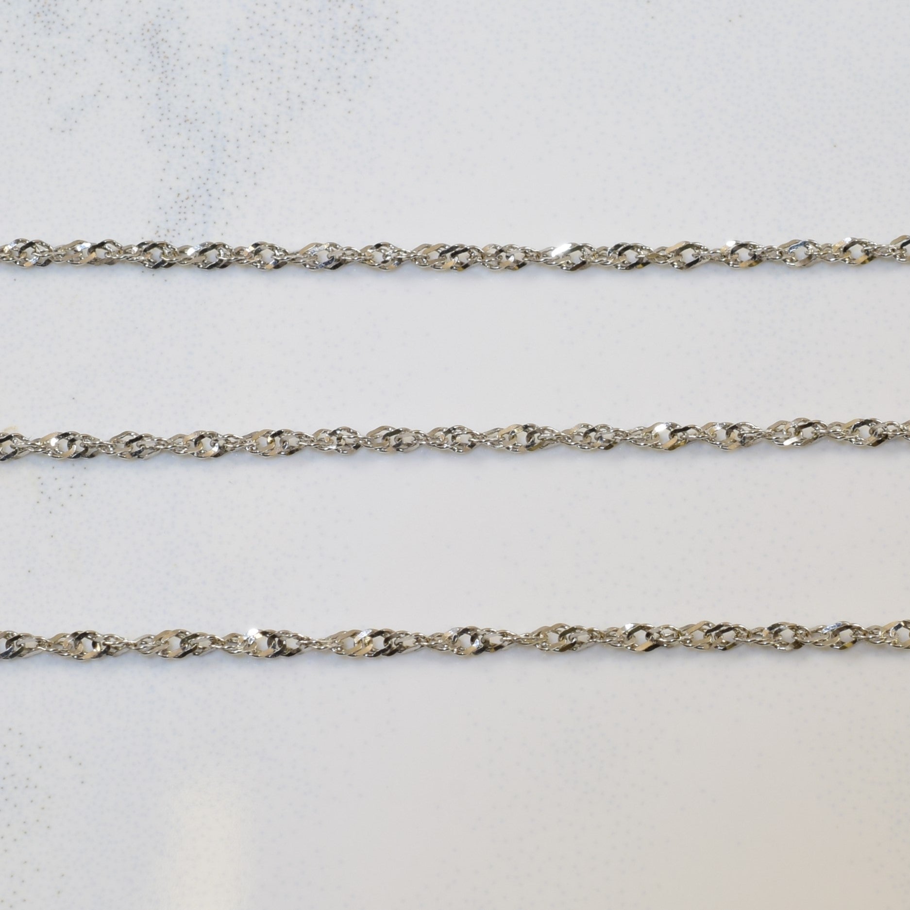 Sapphire & Diamond Plate Necklace | 0.25ct, 0.06ctw | 17" |