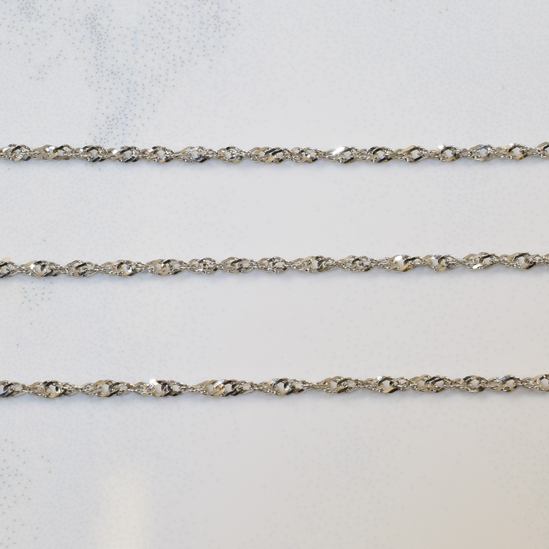 Sapphire & Diamond Plate Necklace | 0.25ct, 0.06ctw | 17