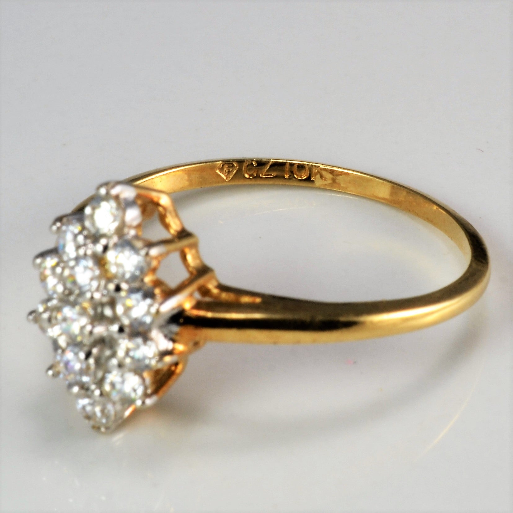 Cluster Diamond Ladies Ring | 0.35 ctw, SZ 8 |