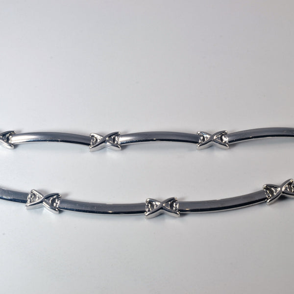 Criss Cross Necklace & Bracelet Set |