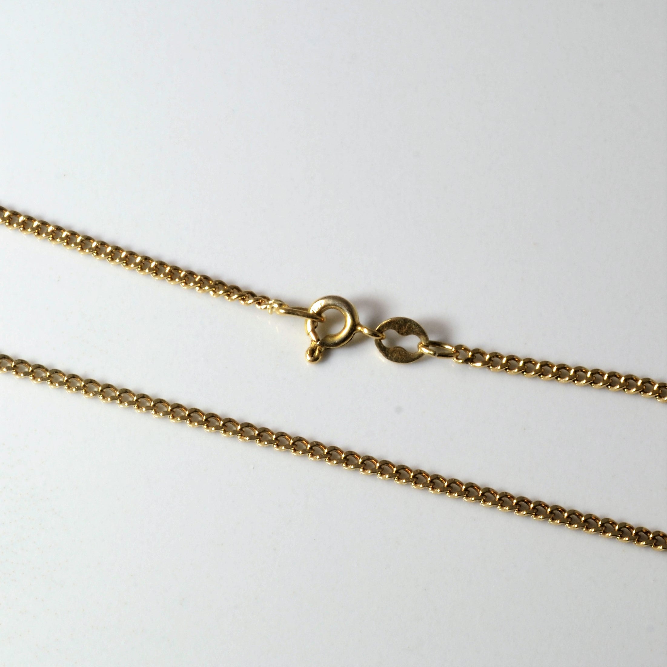 10k Yellow Gold Curb Chain | 27"|