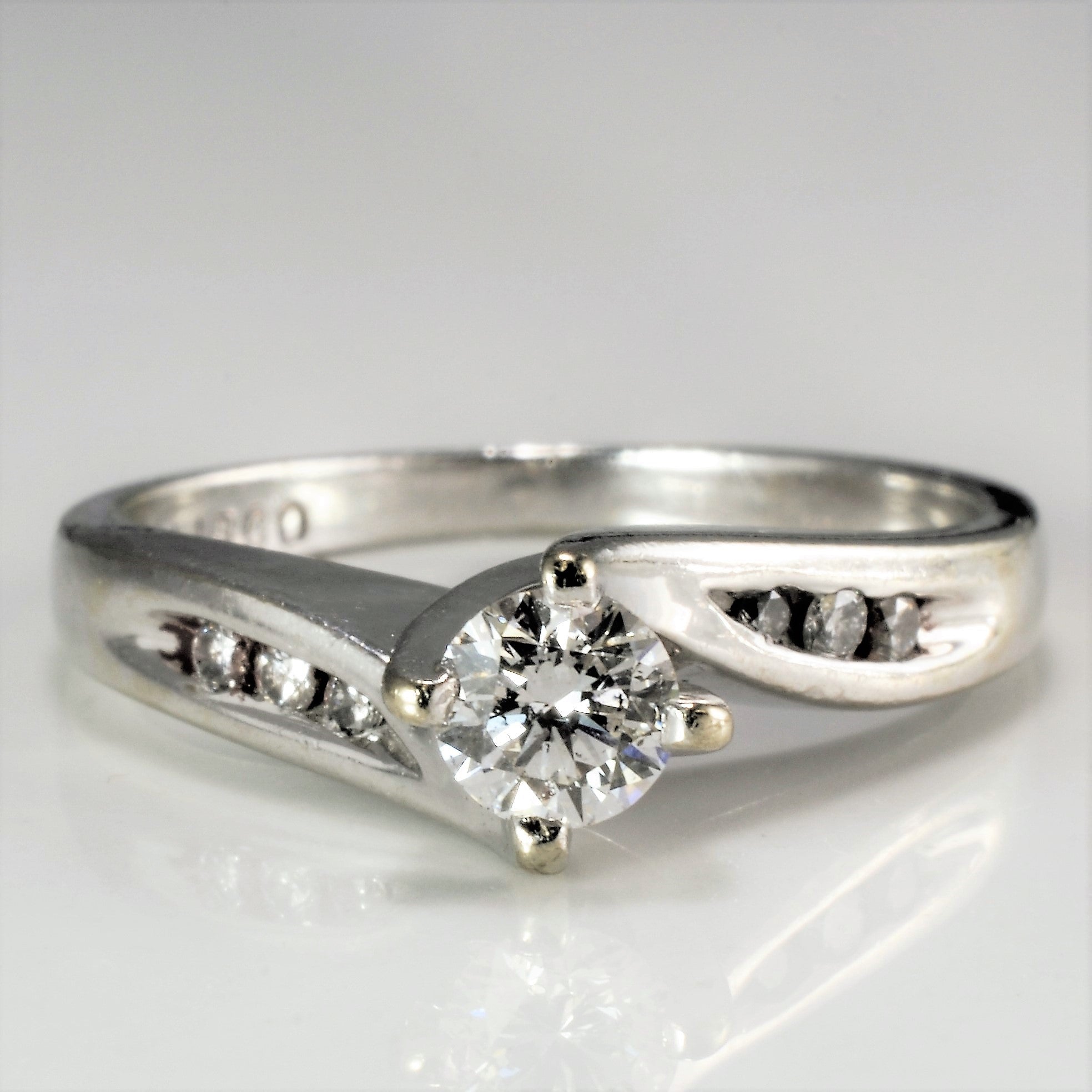 Diamond Bypass Engagement Ring | 0.28 ctw, SZ 5.5 |