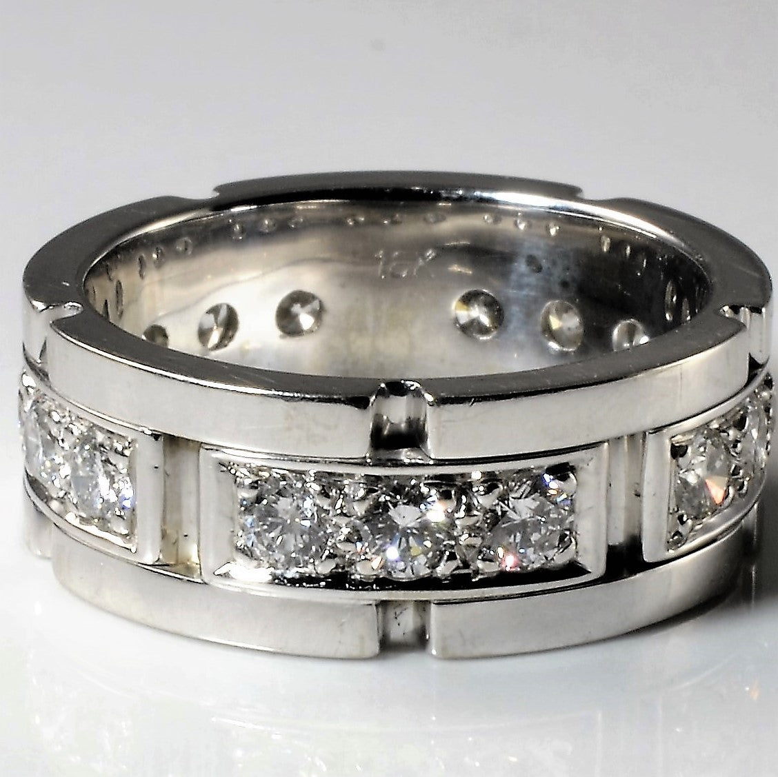 Diamond Brick Band | 1.05ctw | SZ 6.5 |