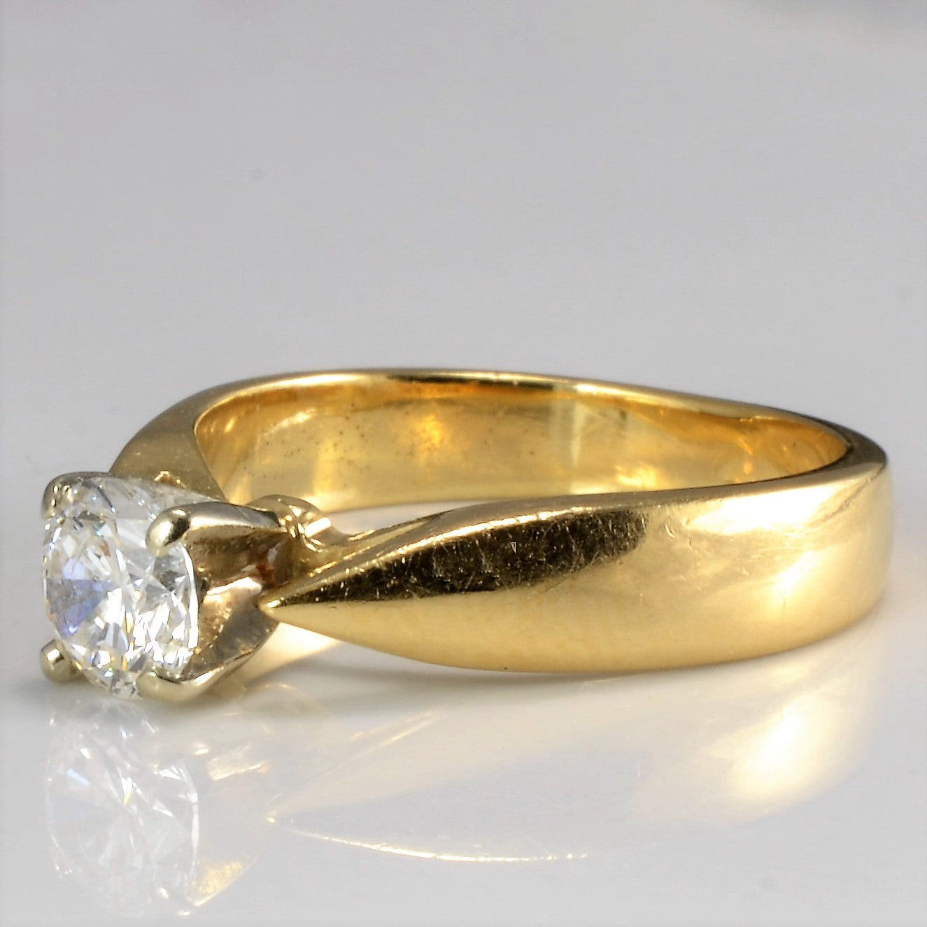 Solitaire Diamond Engagement Ring | 0.52 ct, SZ 5 |