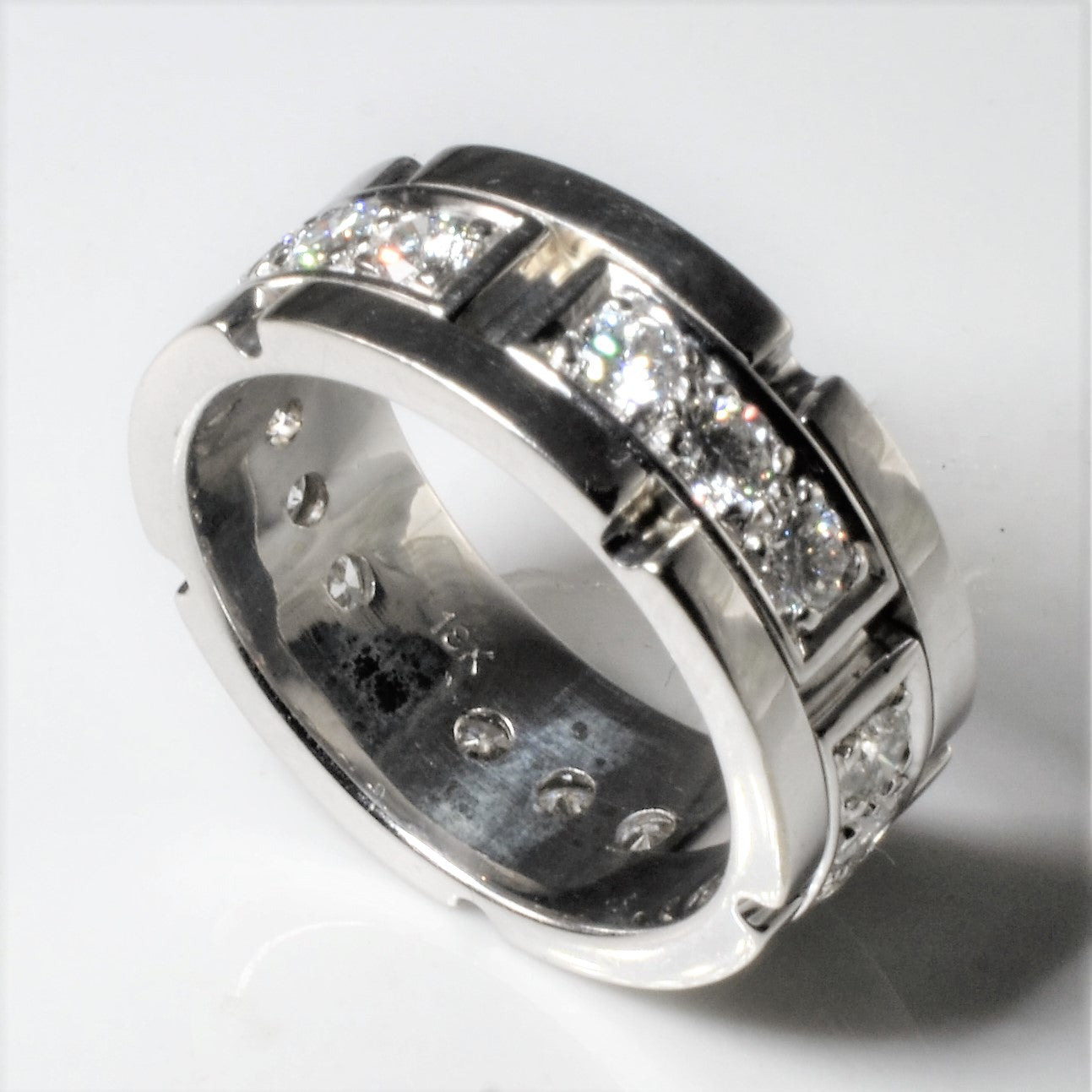 Diamond Brick Band | 1.05ctw | SZ 6.5 |