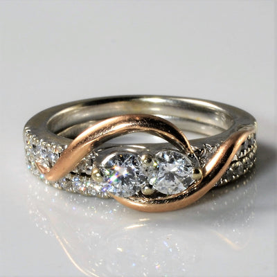 Toi ei Moi Diamond Wedding Set | 0.71ctw | SZ 5 |
