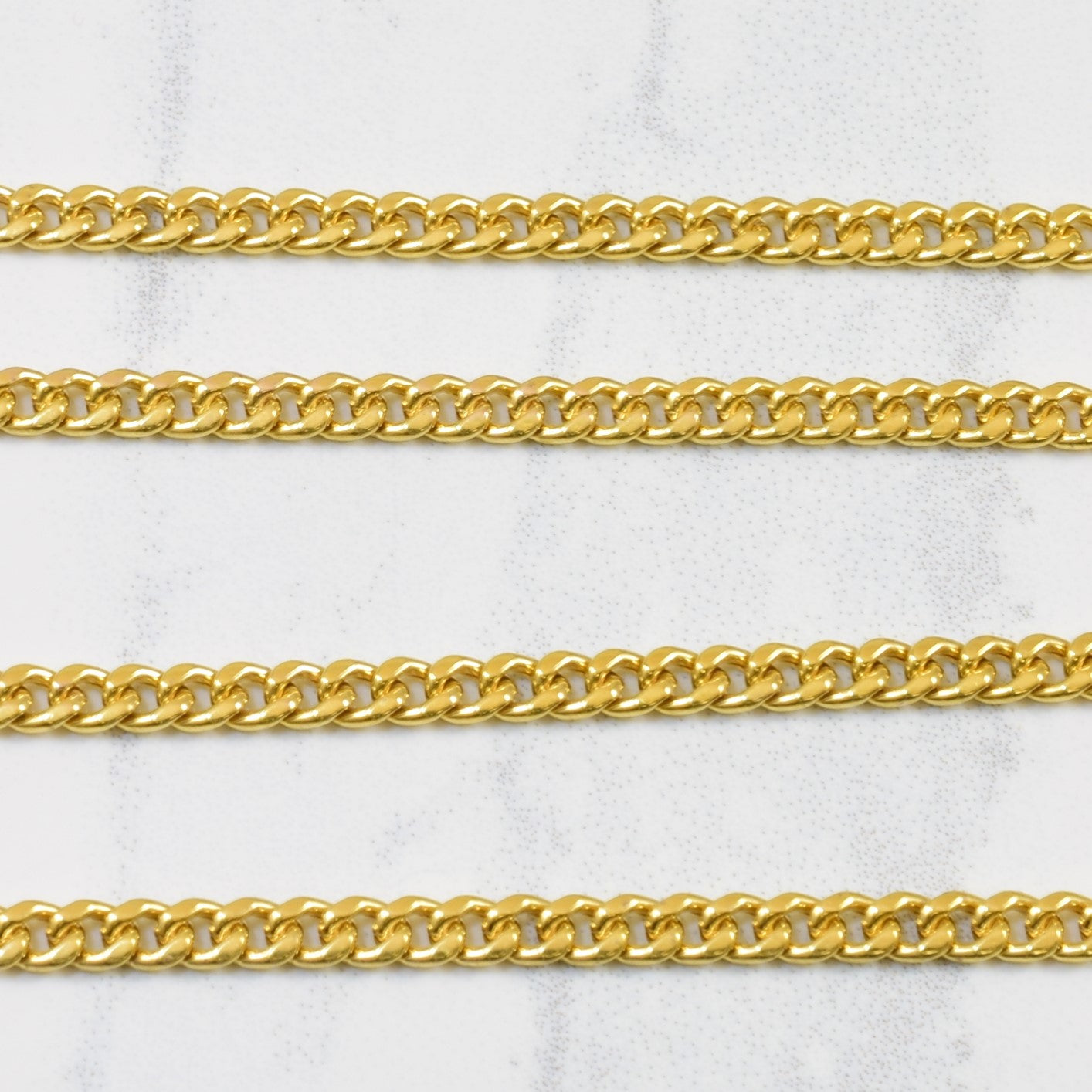 10k Yellow Gold Curb Chain | 18.5" |