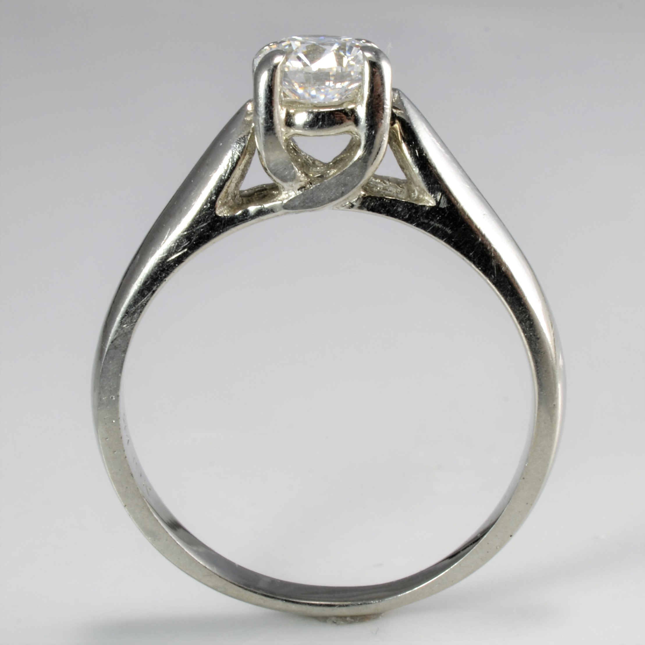 Solitaire GIA Diamond Engagement Ring | 0.50ct | SZ 5.5 |
