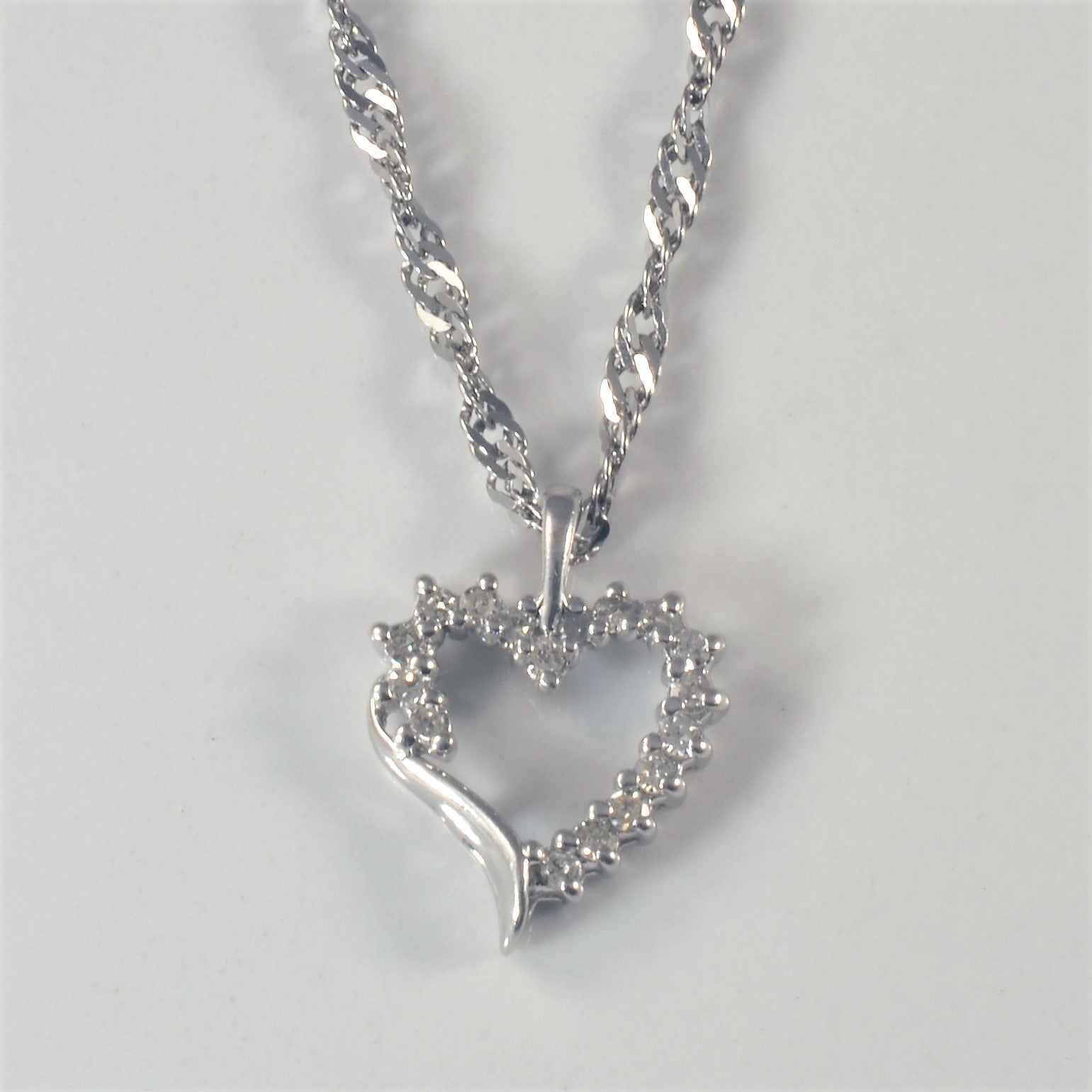 Diamond Heart Necklace | 0.21ctw | 20