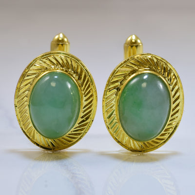 Jadeite Cufflinks | 10.00ctw |