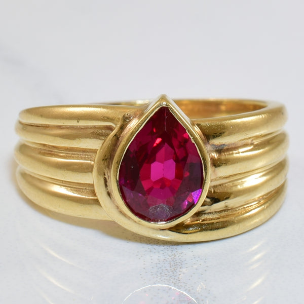 Synthetic Ruby Ring | 1.00ct | SZ 6.25 |