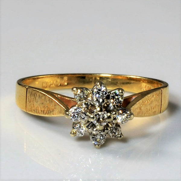 Cluster Set Diamond Ring | 0.10ctw | SZ 6 |