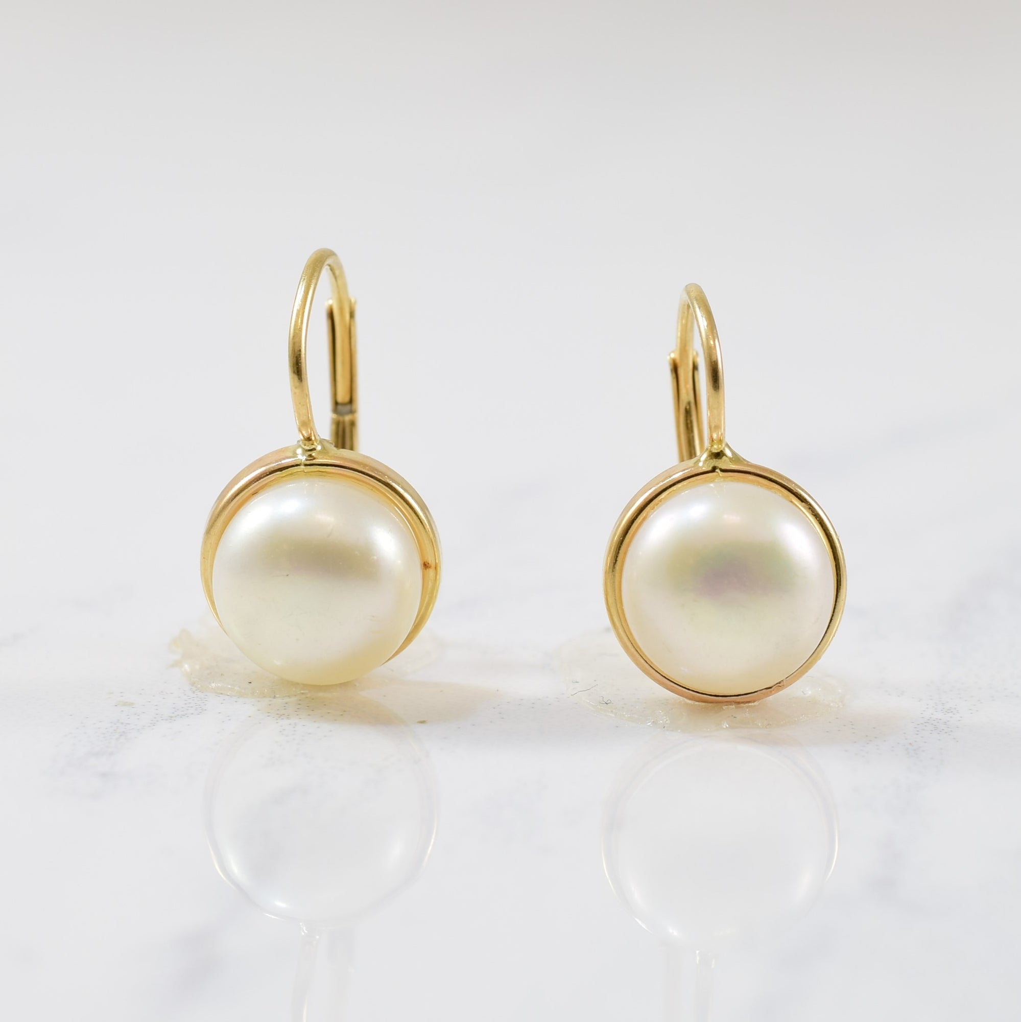 Pearl Drop Leverback Earrings | 5.00ctw |