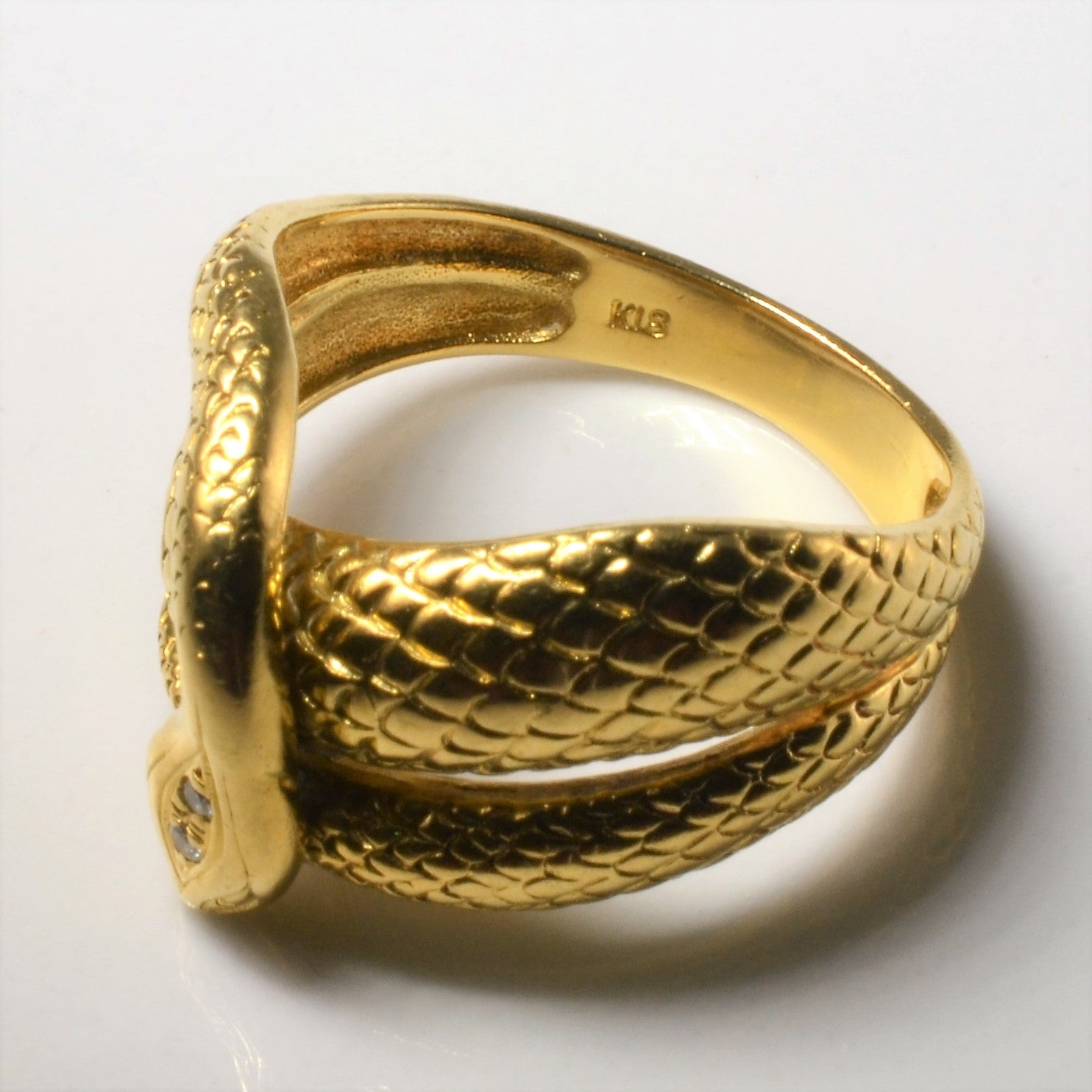 Diamond Serpent Wrap Ring | 0.01ctw | SZ 6 |