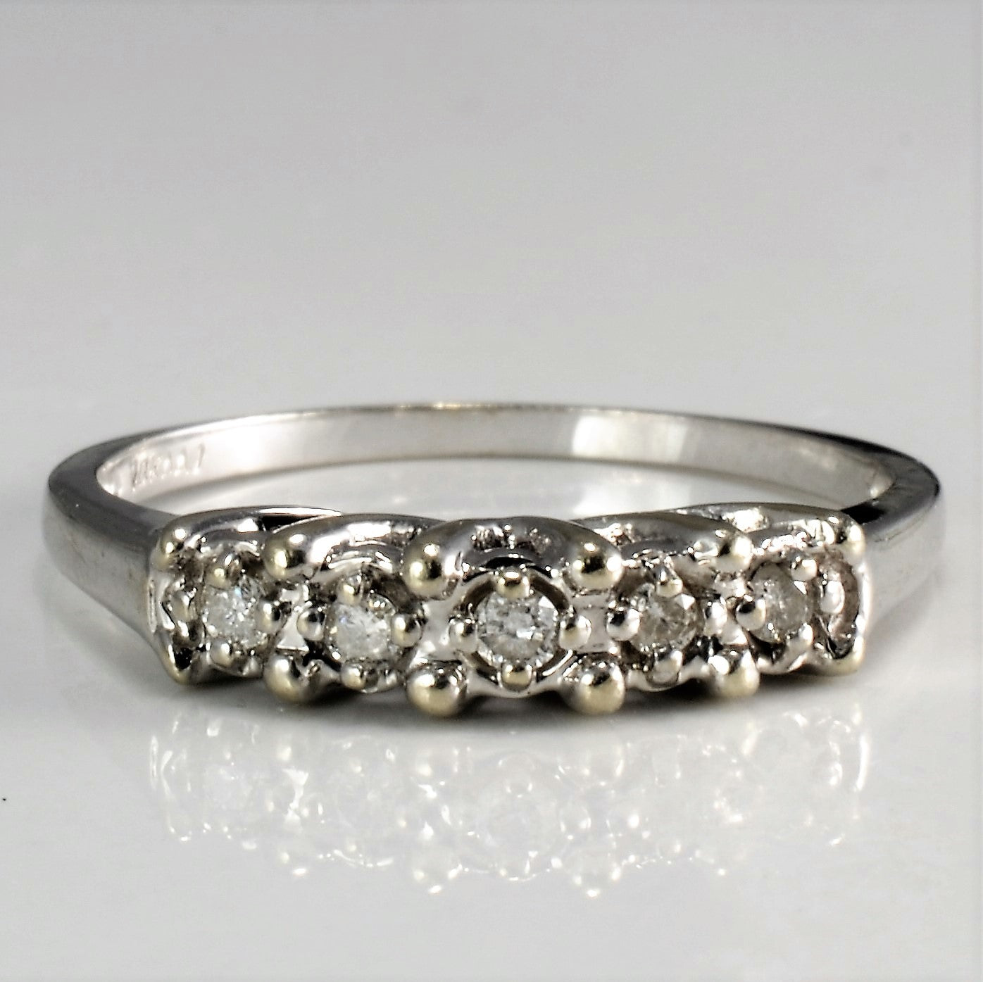 Five Stone Diamond Ring | 0.10 ctw, SZ 6.75 |