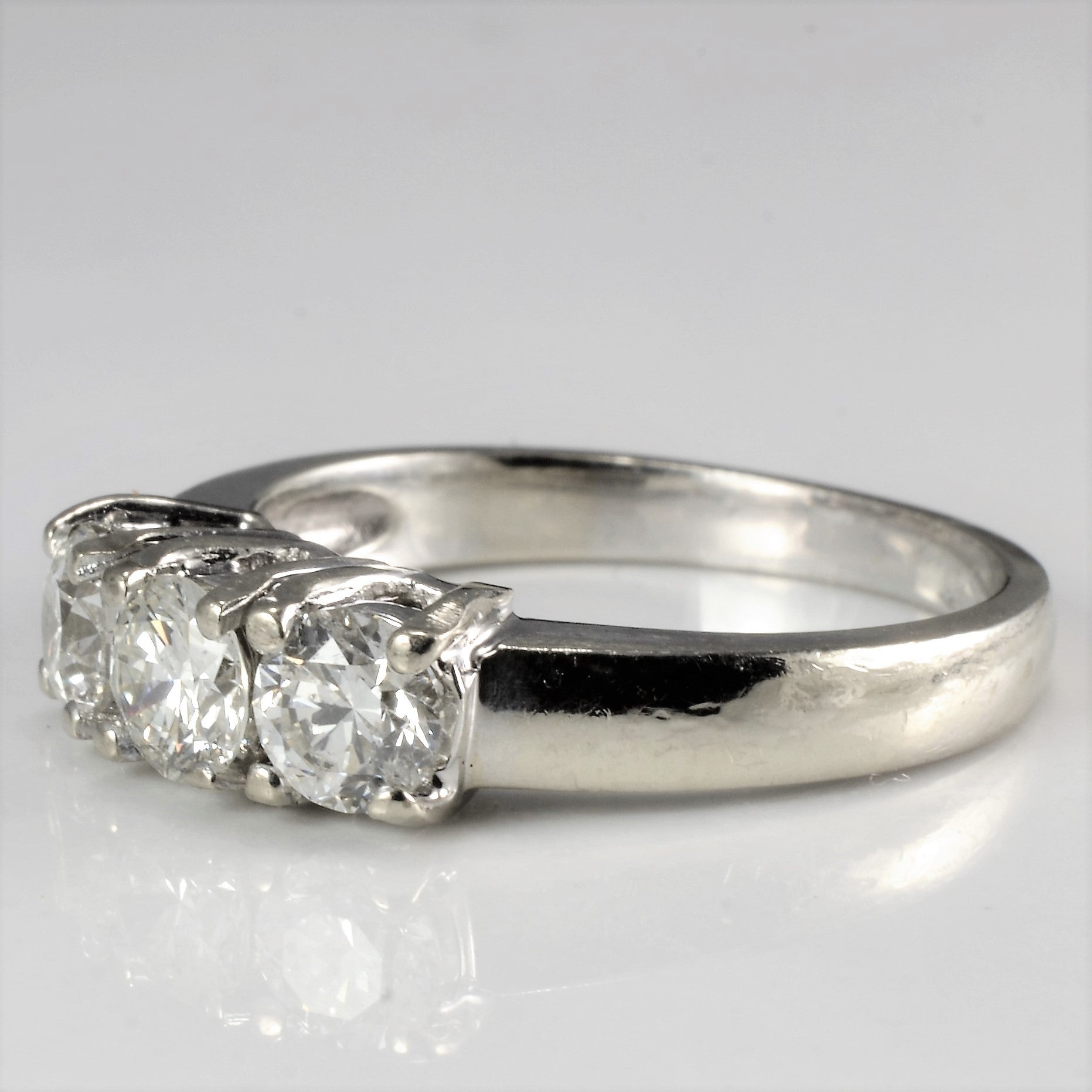 Three Stone Diamond Engagement Ring | 1.10 ctw, SZ 6 |