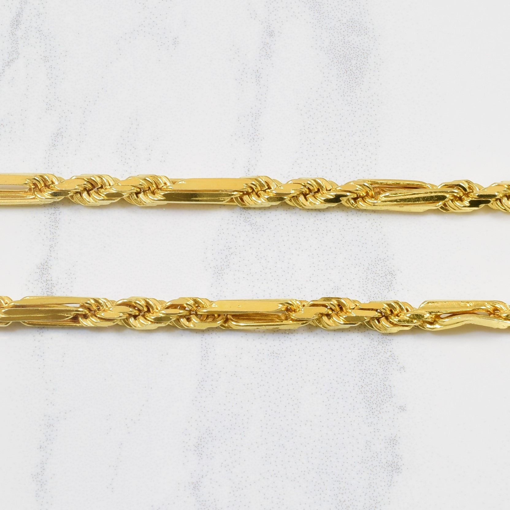 14k Yellow Gold Fancy Chain | 20" |