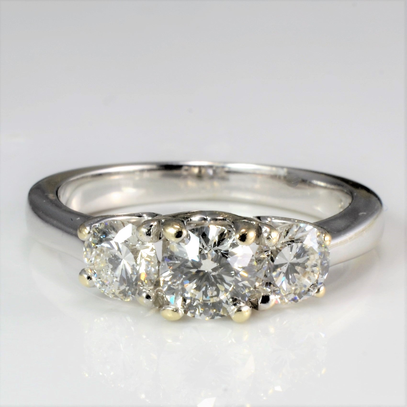 Three Stone Diamond Engagement Ring | 1.15 ctw, SZ 6 |